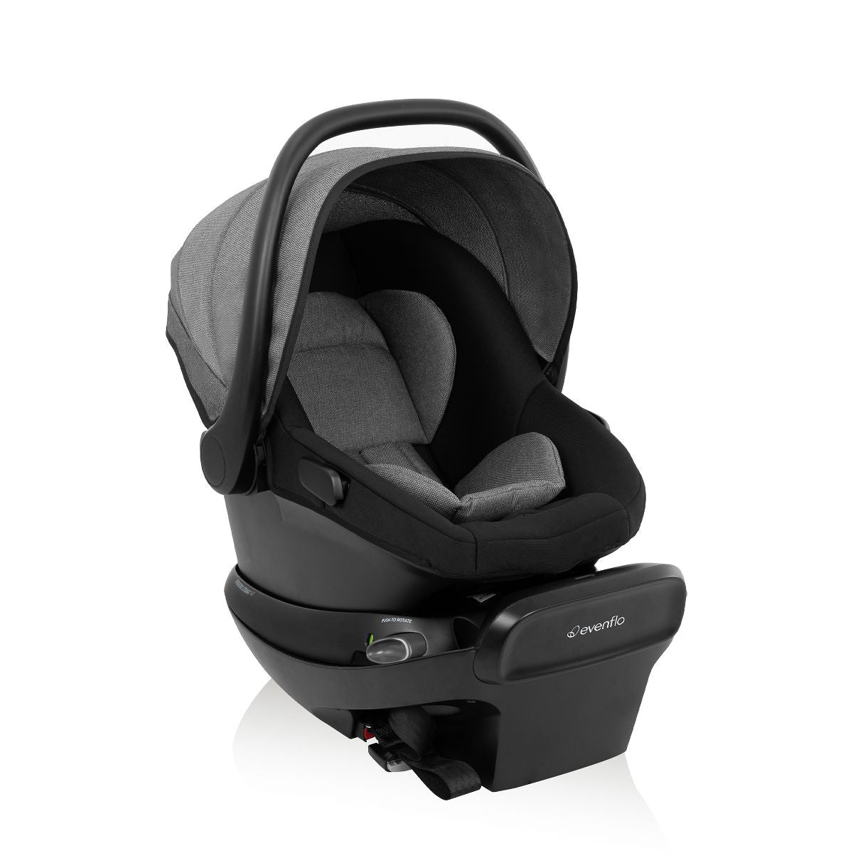 NEW Evenflo Shyft Intuiti Travel System with Revolve180 LiteMax NXT Car Seat-Fossil Grey