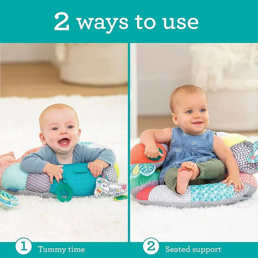 NEW Infantino 2-in-1 Tummy Time & Seated Support
