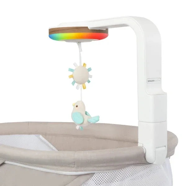 NEW Evenflo Elara 2-in-1 Smart Motion Swing & Soothing Nest in Coastal Coffee