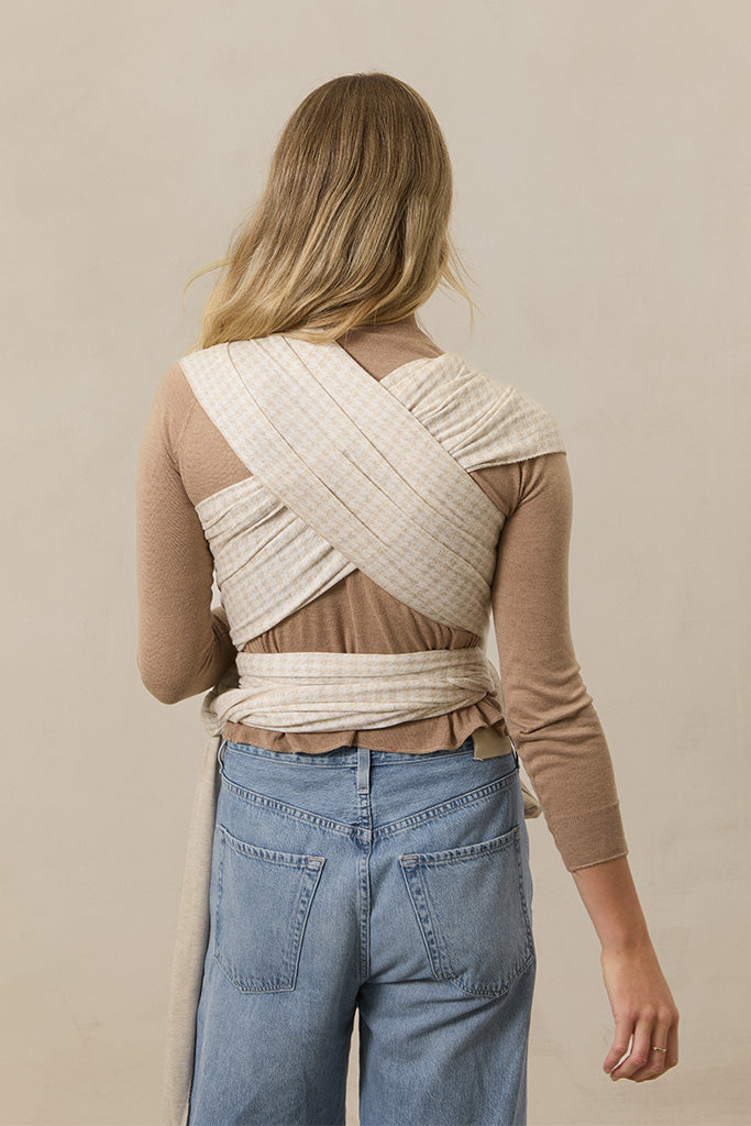 Solly Baby Loop Carrier in Creamy Grid 15-45lbs