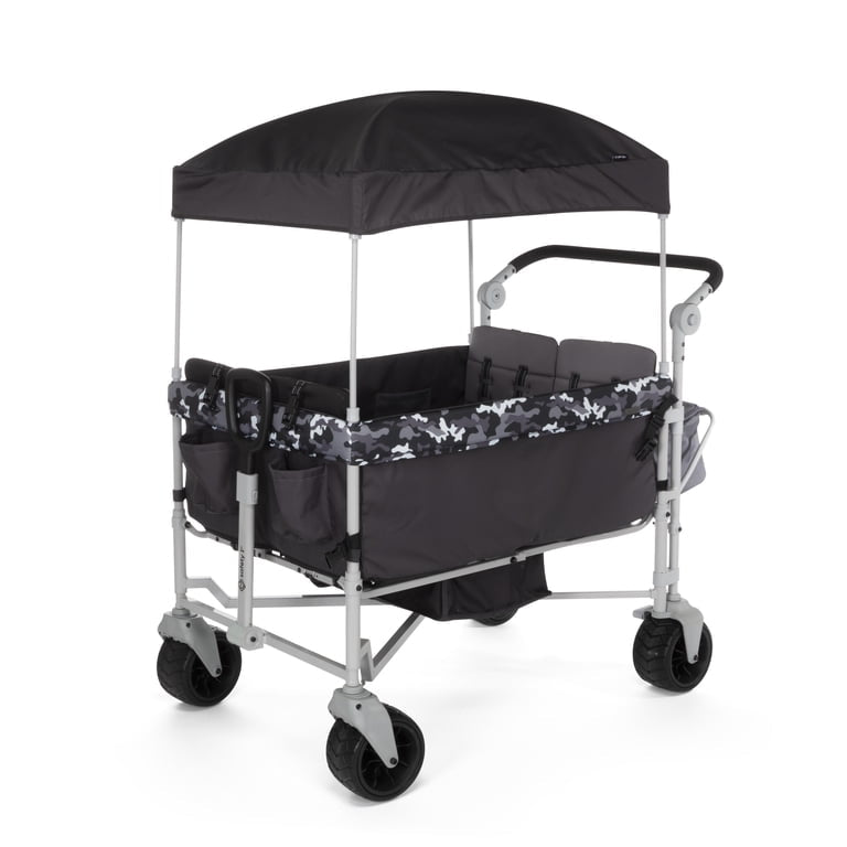 NEW Safety 1st Summit Sprint Quad Wagon Stroller 4 Seater in Charcoal Camo