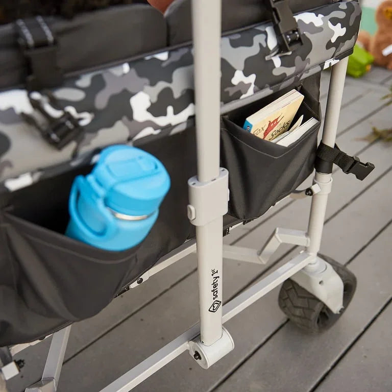 NEW Safety 1st Summit Sprint Quad Wagon Stroller 4 Seater in Charcoal Camo