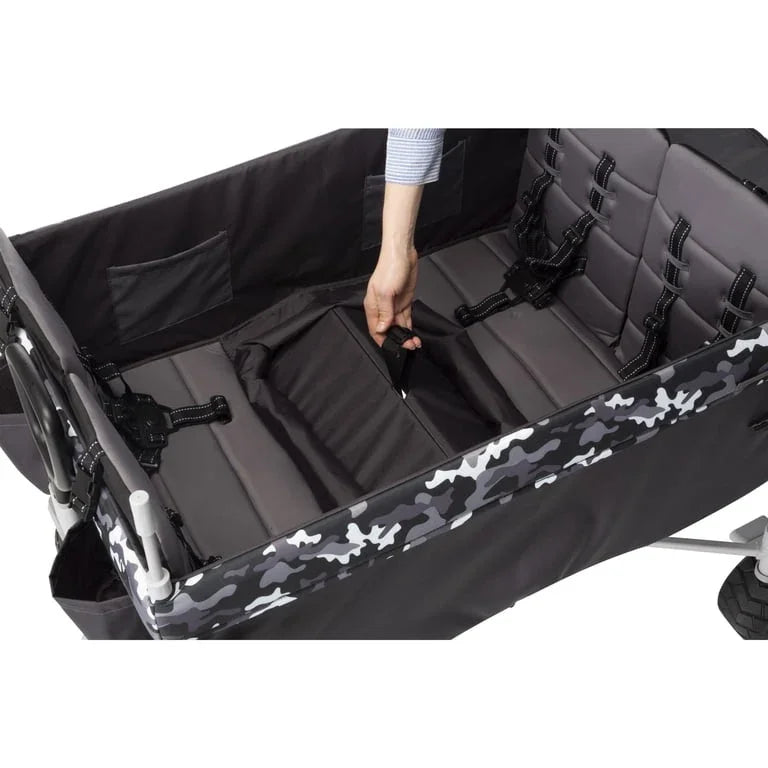NEW Safety 1st Summit Sprint Quad Wagon Stroller 4 Seater in Charcoal Camo