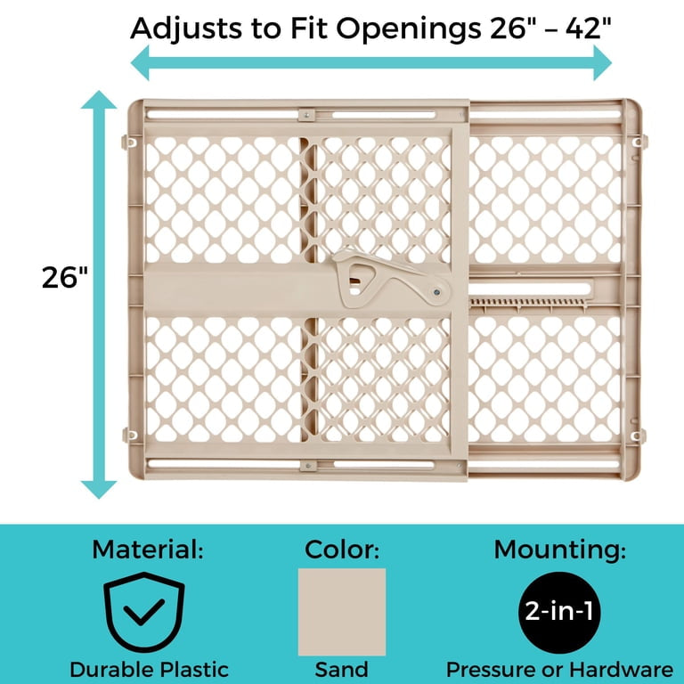 Toddleroo by North States Supergate Ergo Classic Gate Ivory 26''-42''