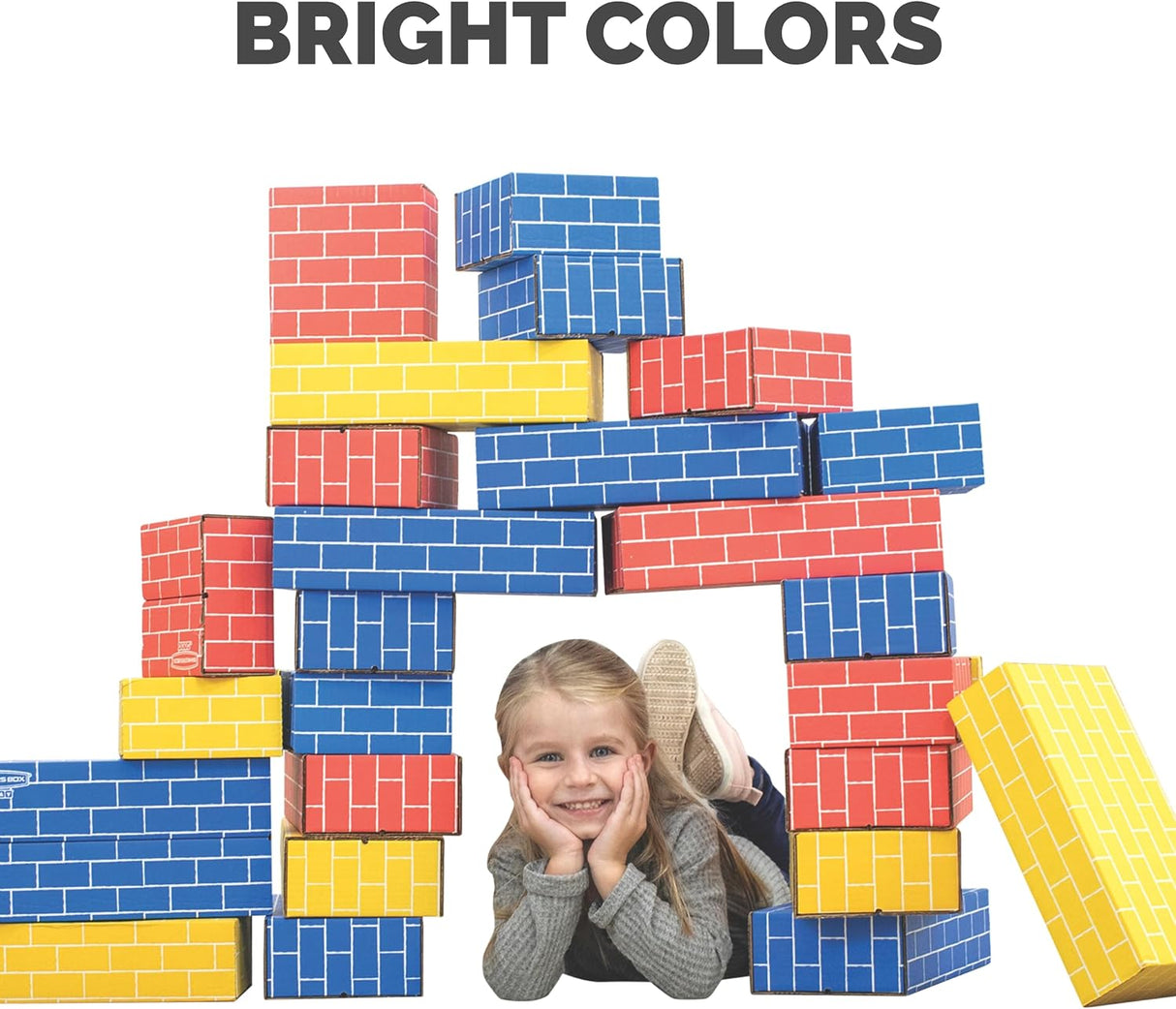 Bankers Box Heavy Duty Jumbo Cardboard Building Blocks 74ct