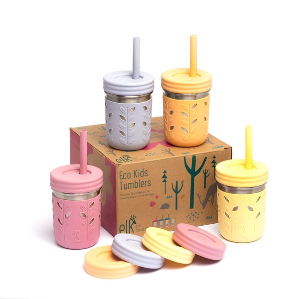 Elk & Friends 4pk Stainless Steel Tumblers/Food Storage 10oz