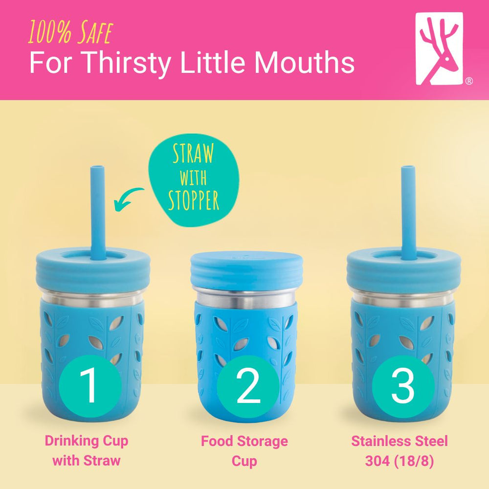 Elk & Friends 4pk Stainless Steel Tumblers/Food Storage 10oz