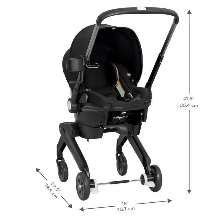 NEW Evenflo Shyft DualRide Infant Car Seat & Stroller Travel System in Ayer Pink