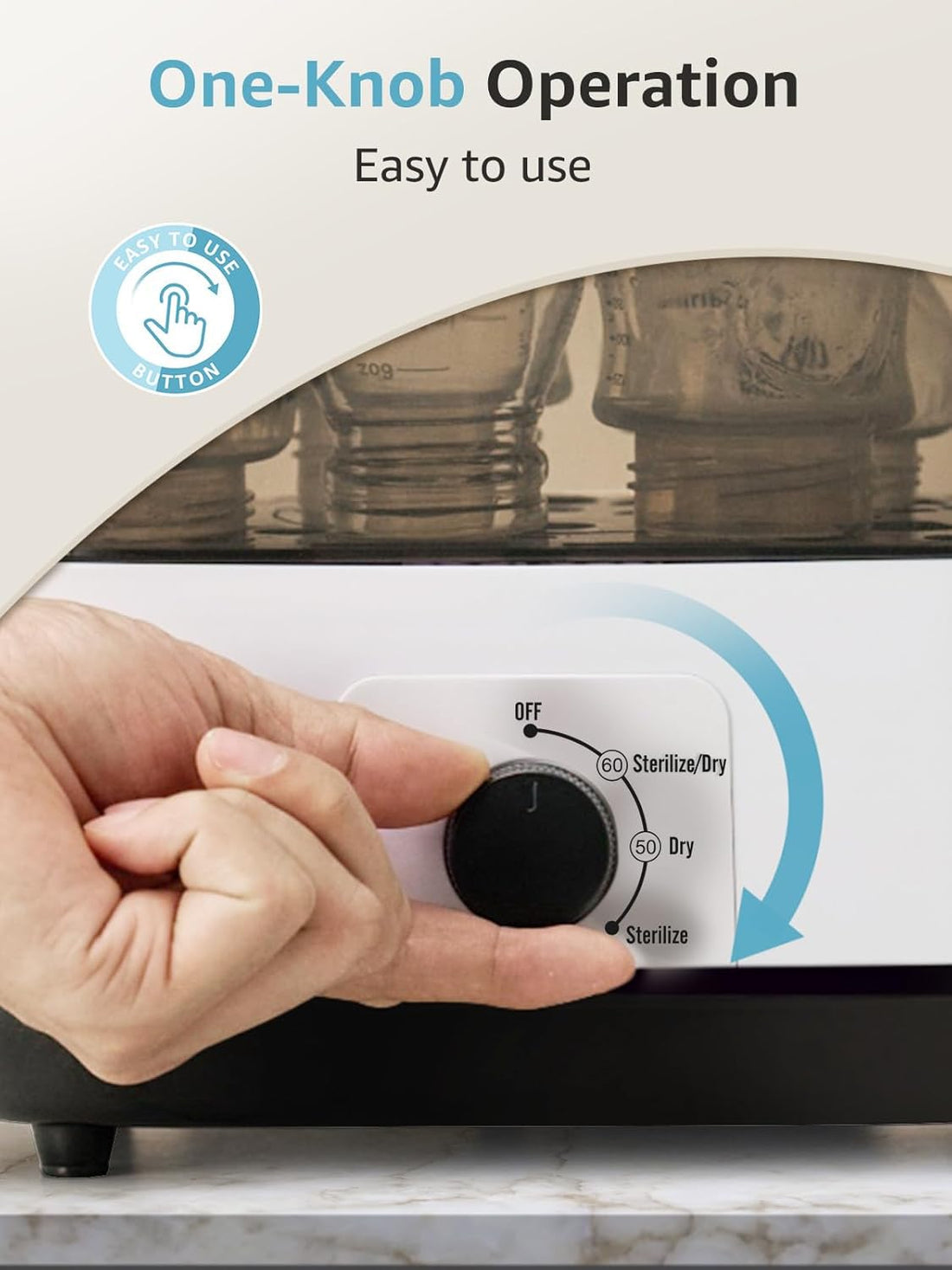 NEW GROWNSY Electrical Steam Bottle Sterilizer and Dryer