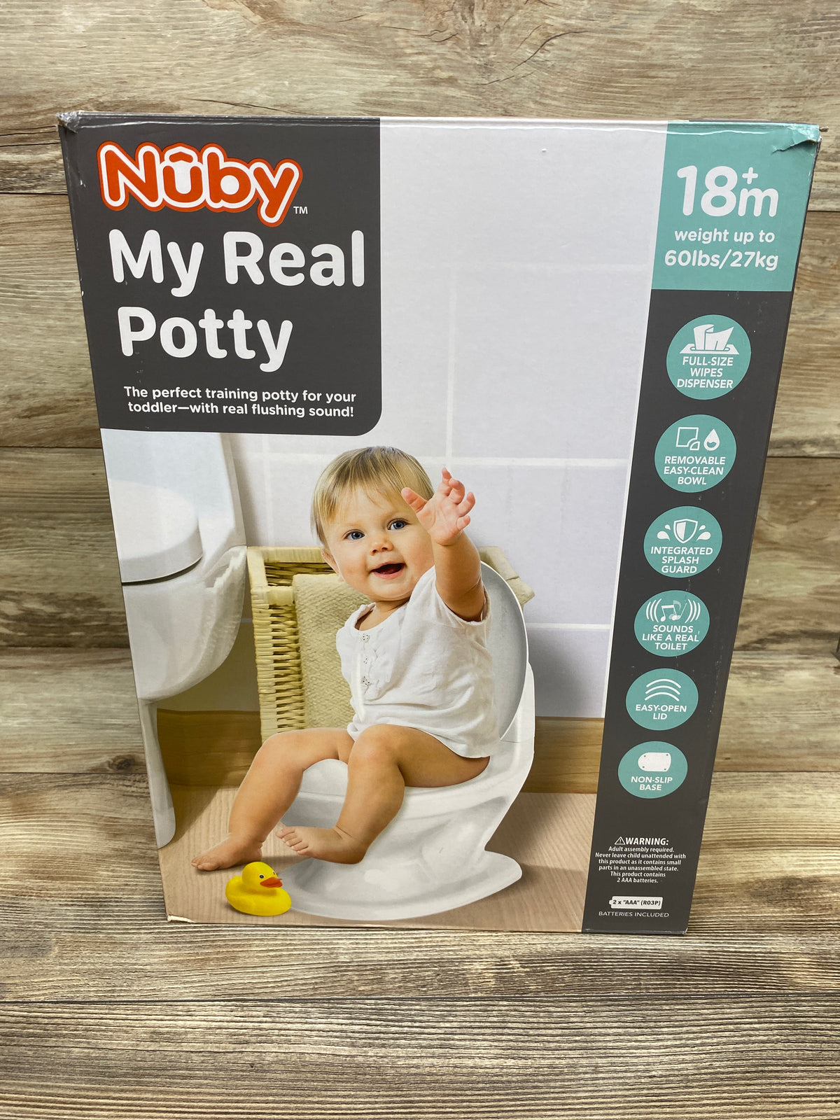 Nuby My Real Potty Chair White