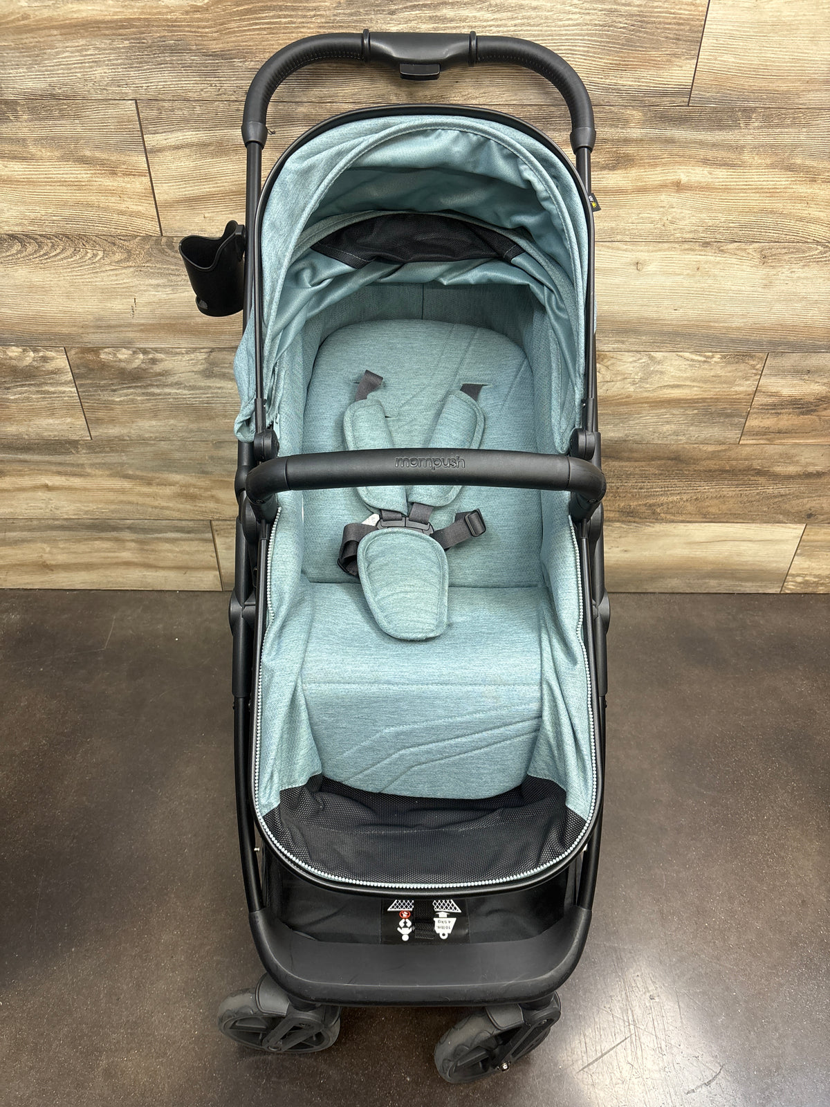 Mompush Wiz 2-in-1 Stroller with Bassinet Mode in Sage