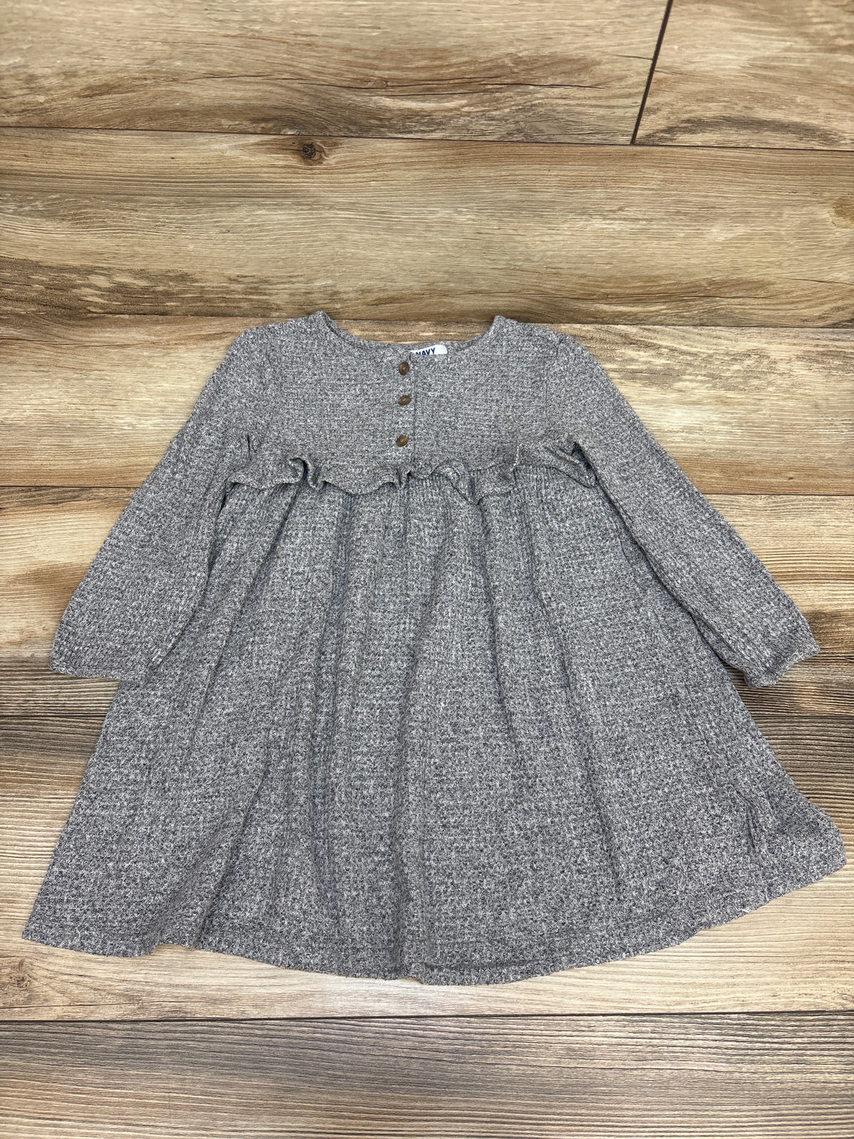 Old Navy Waffle Knit Dress Grey sz 4T