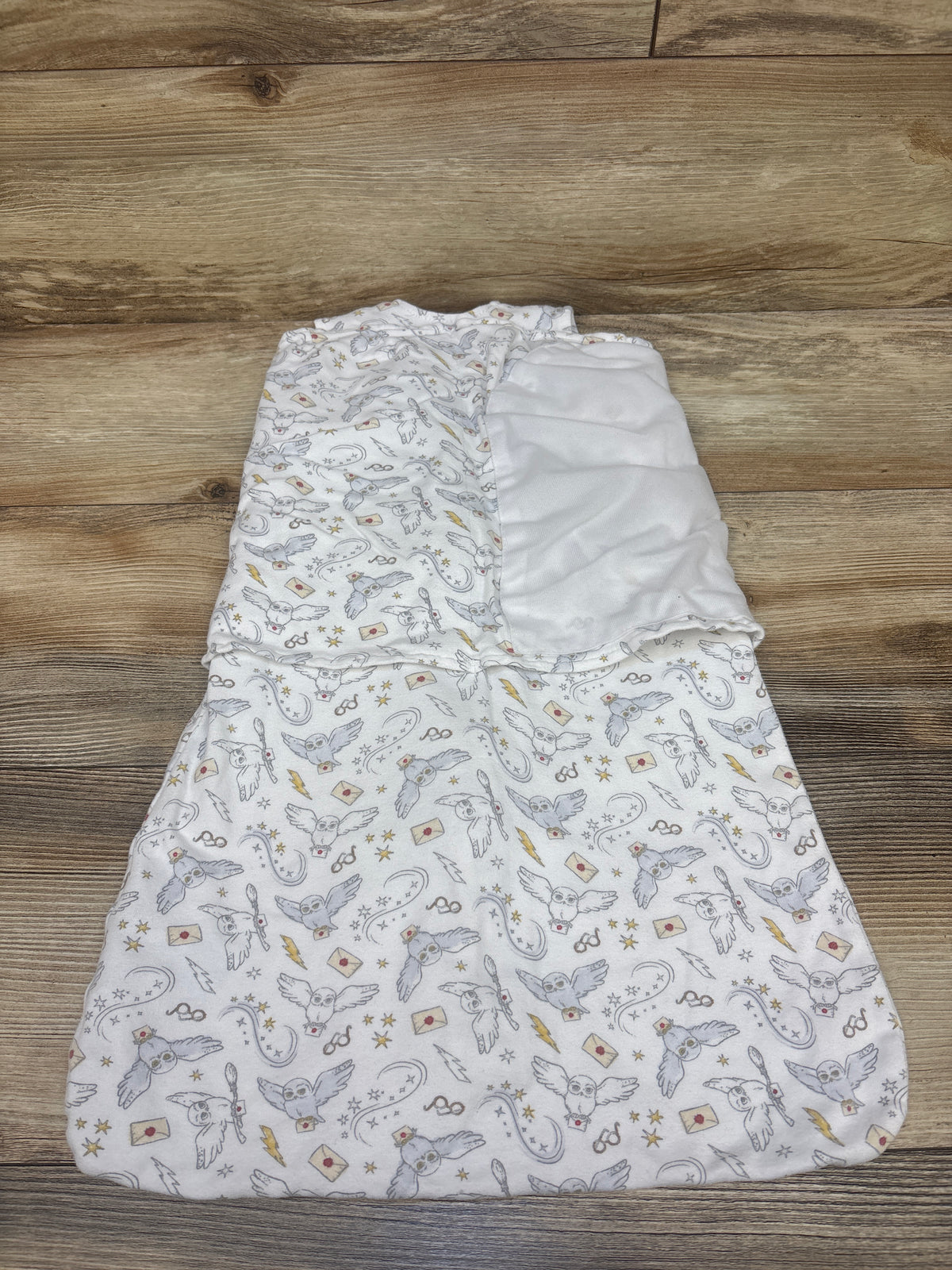 Halo x Harry Potter SleepSack Swaddle White sz 3-6m