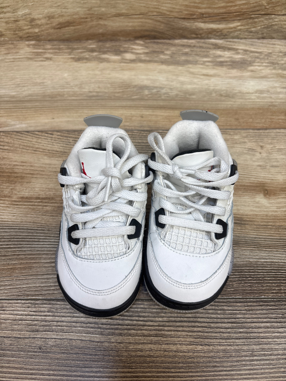 Air Jordan 4 Retro OG TD 'White Cement' Sneakers sz 6c