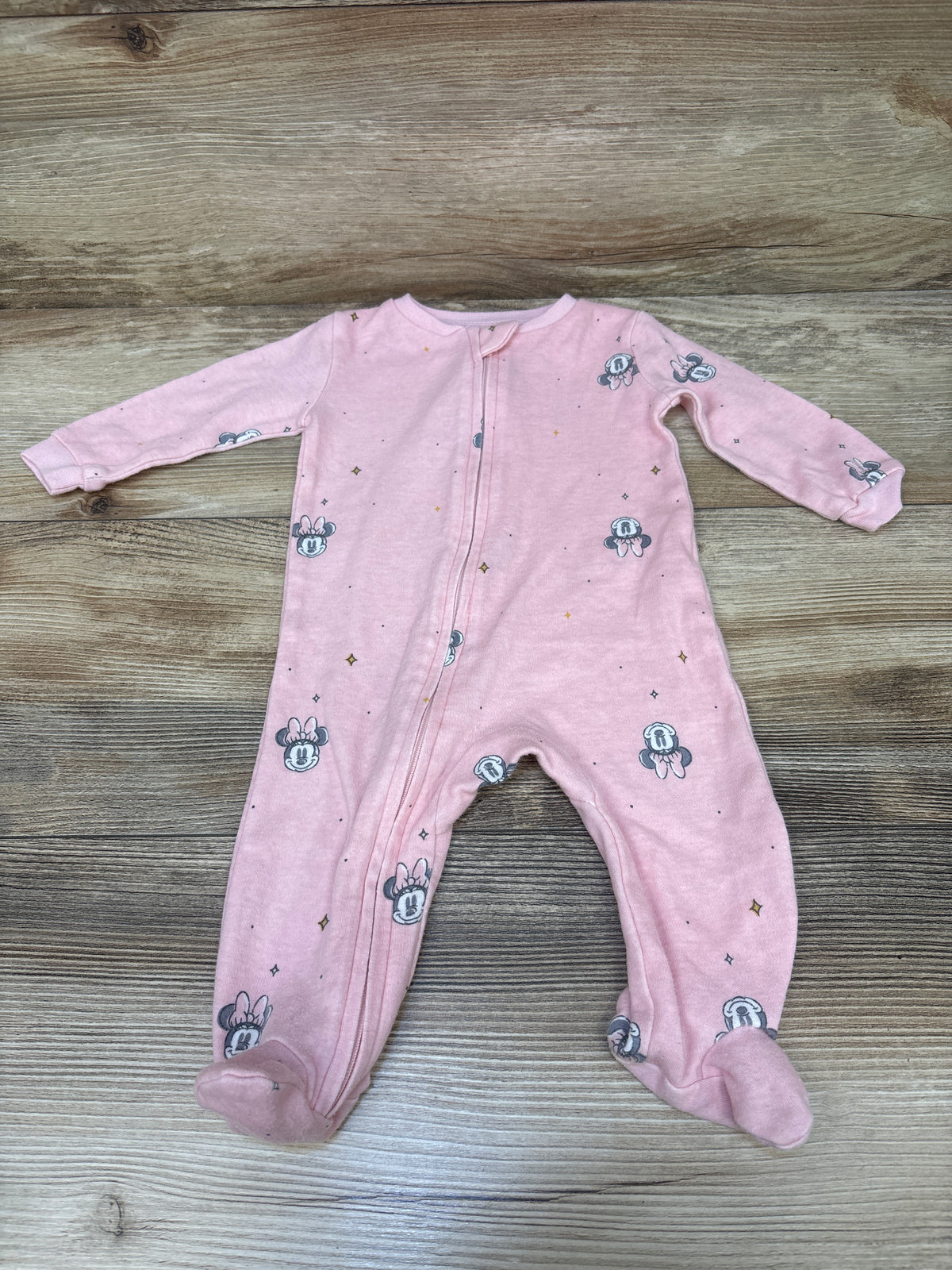 Disney Baby Minnie Mouse Sleeper Pink sz 0-3m