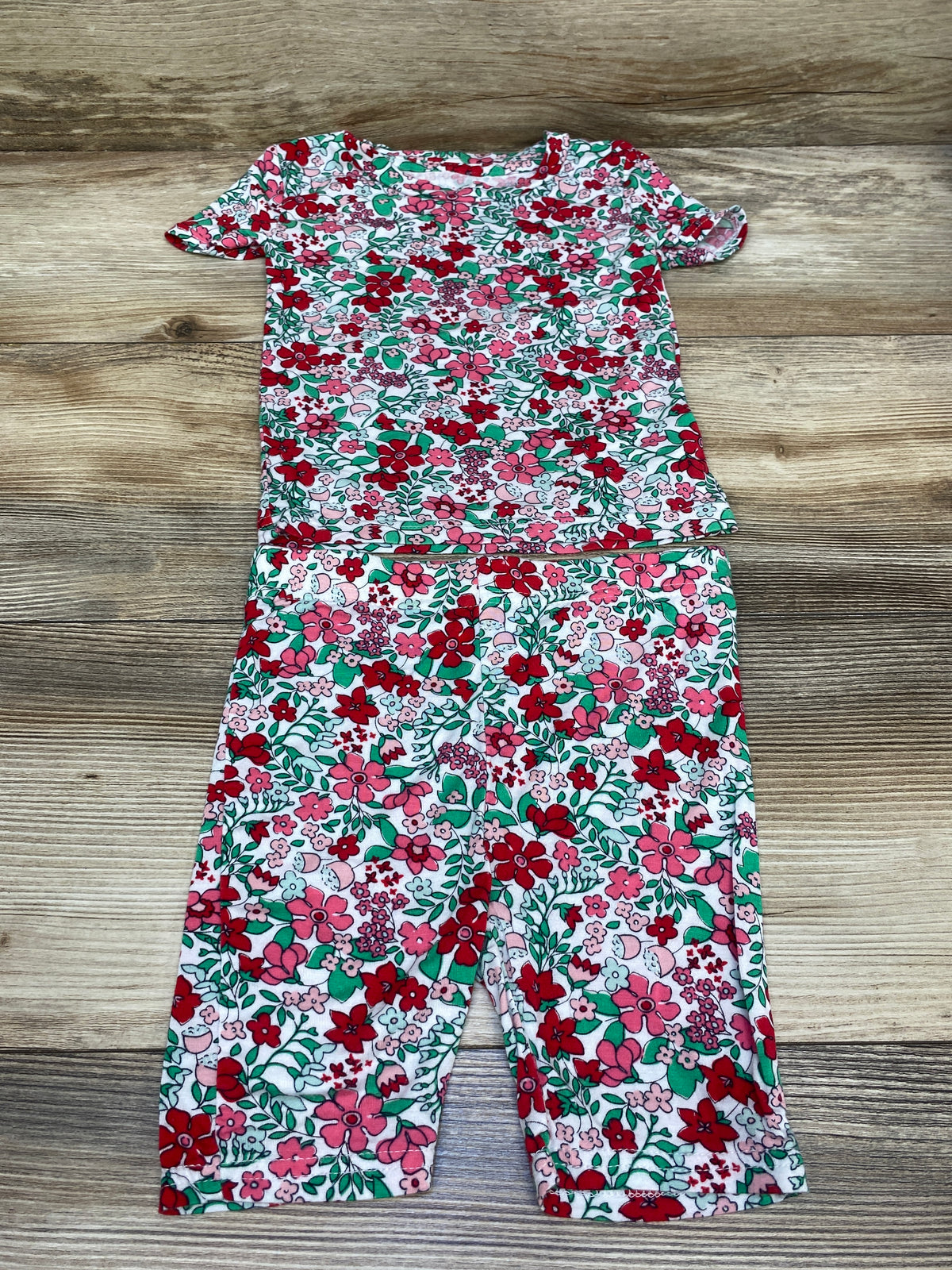 Penelope Mack 2pc Bamboo Pajama Set White sz 3T
