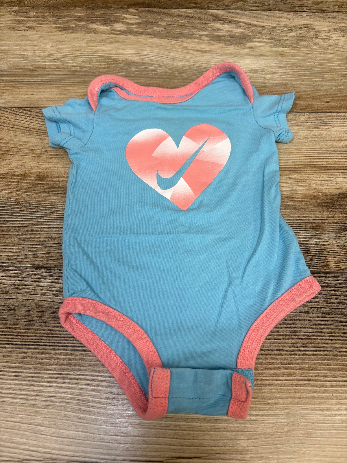 Nike Heart Graphic Bodysuit Blue sz 0/3m