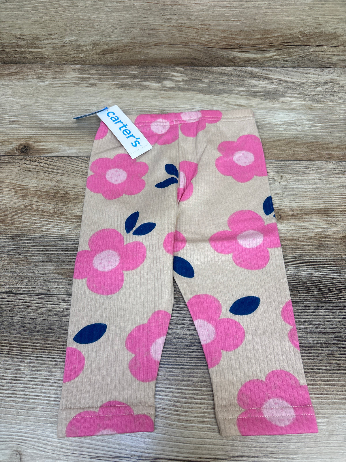 NEW Carter's Ribbed Leggings Beige sz 12m