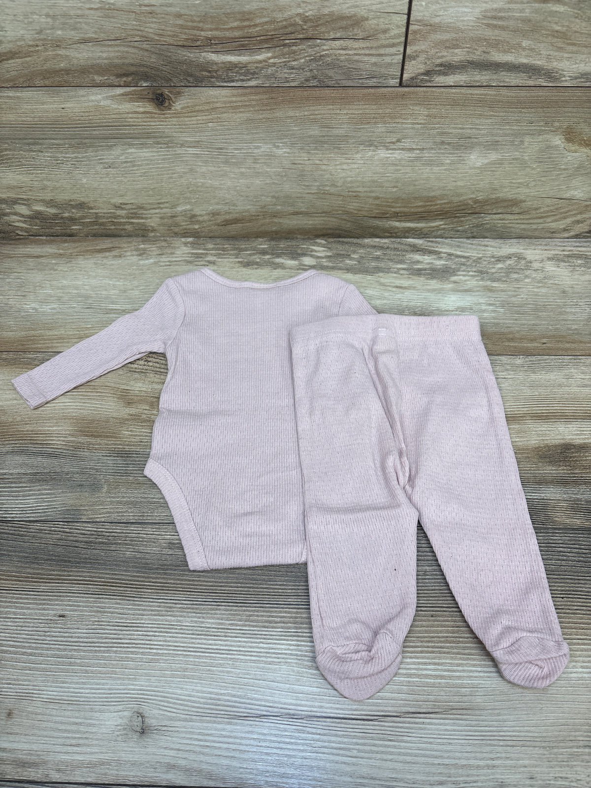 Disney Baby 2pc Minnie Mouse Knit Bodysuit & Pants Set Pink sz 0/3m