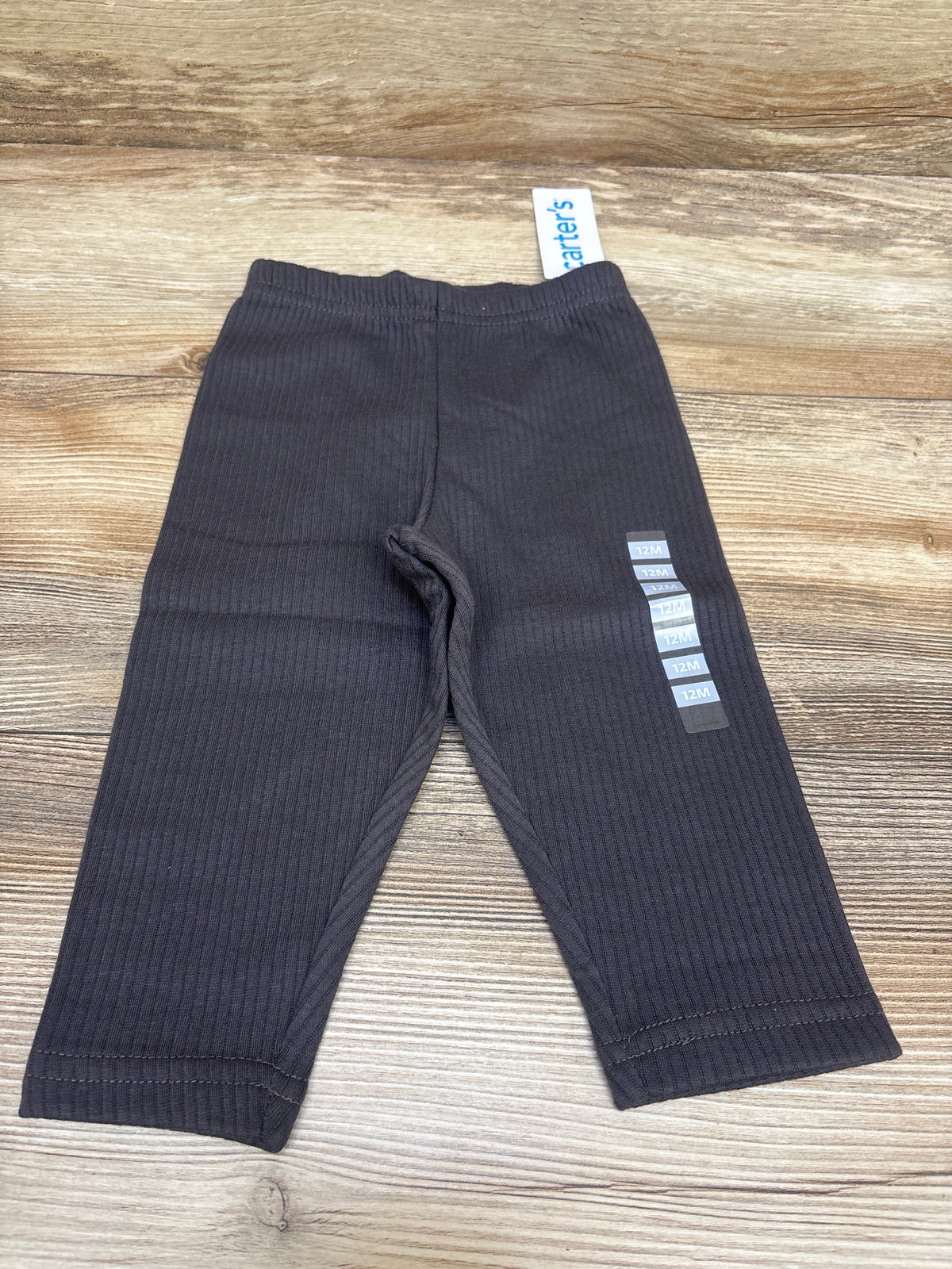 NEW Carter's Ribbed Leggings Grey sz 12m