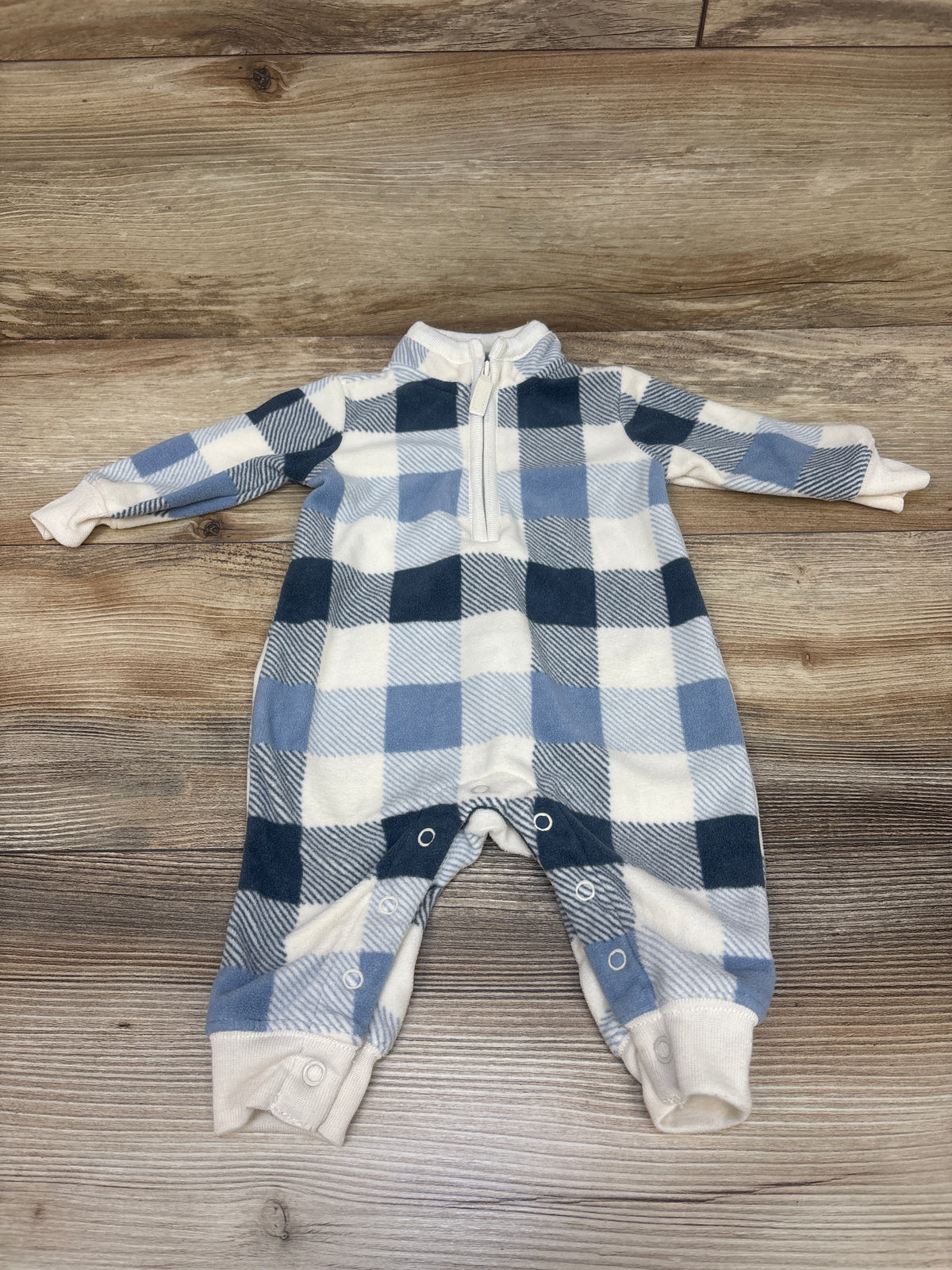 Child Of Mine Fleece Coverall Blue sz 0-3m