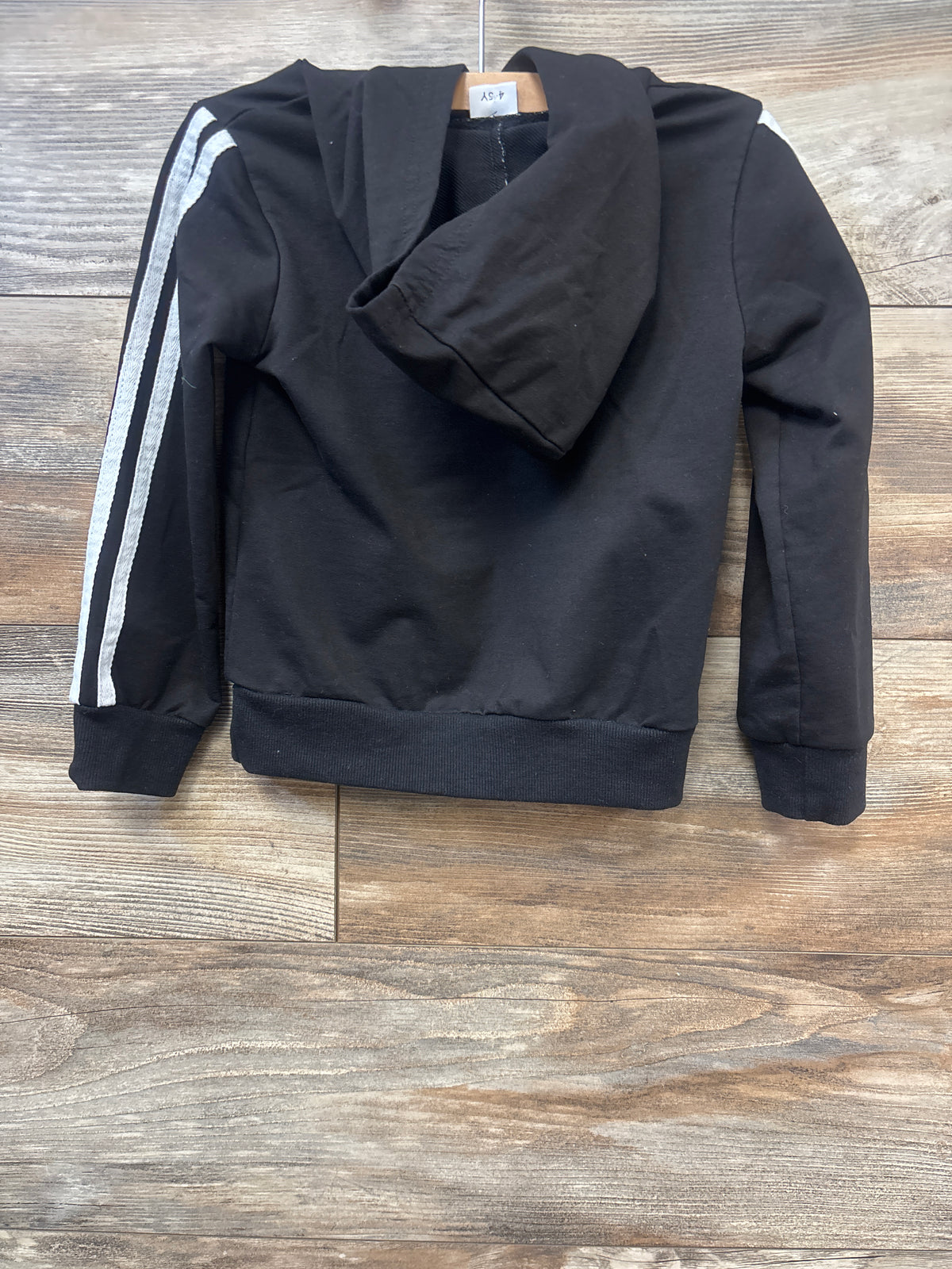 Shein Pullover Hooded Sweatshirt Black sz 4-5T