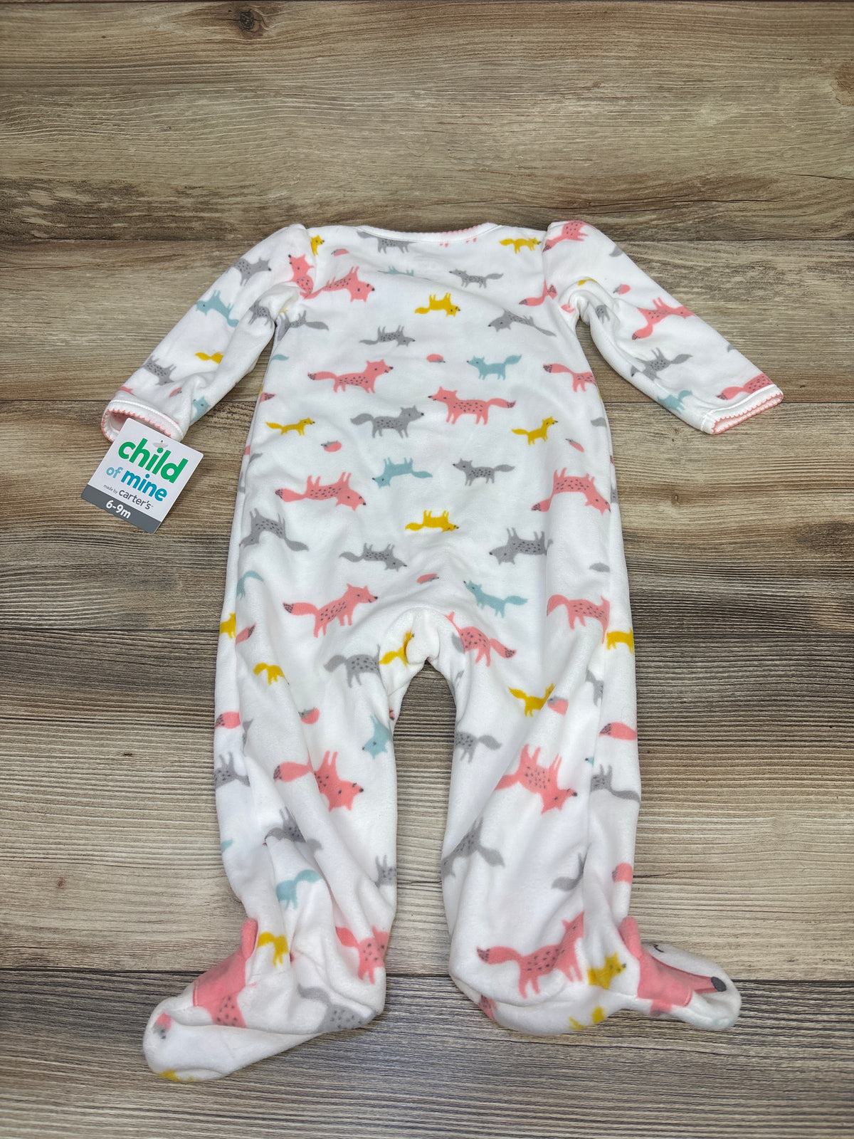 NEW Child Of Mine Blanket Sleeper White sz 6-9m