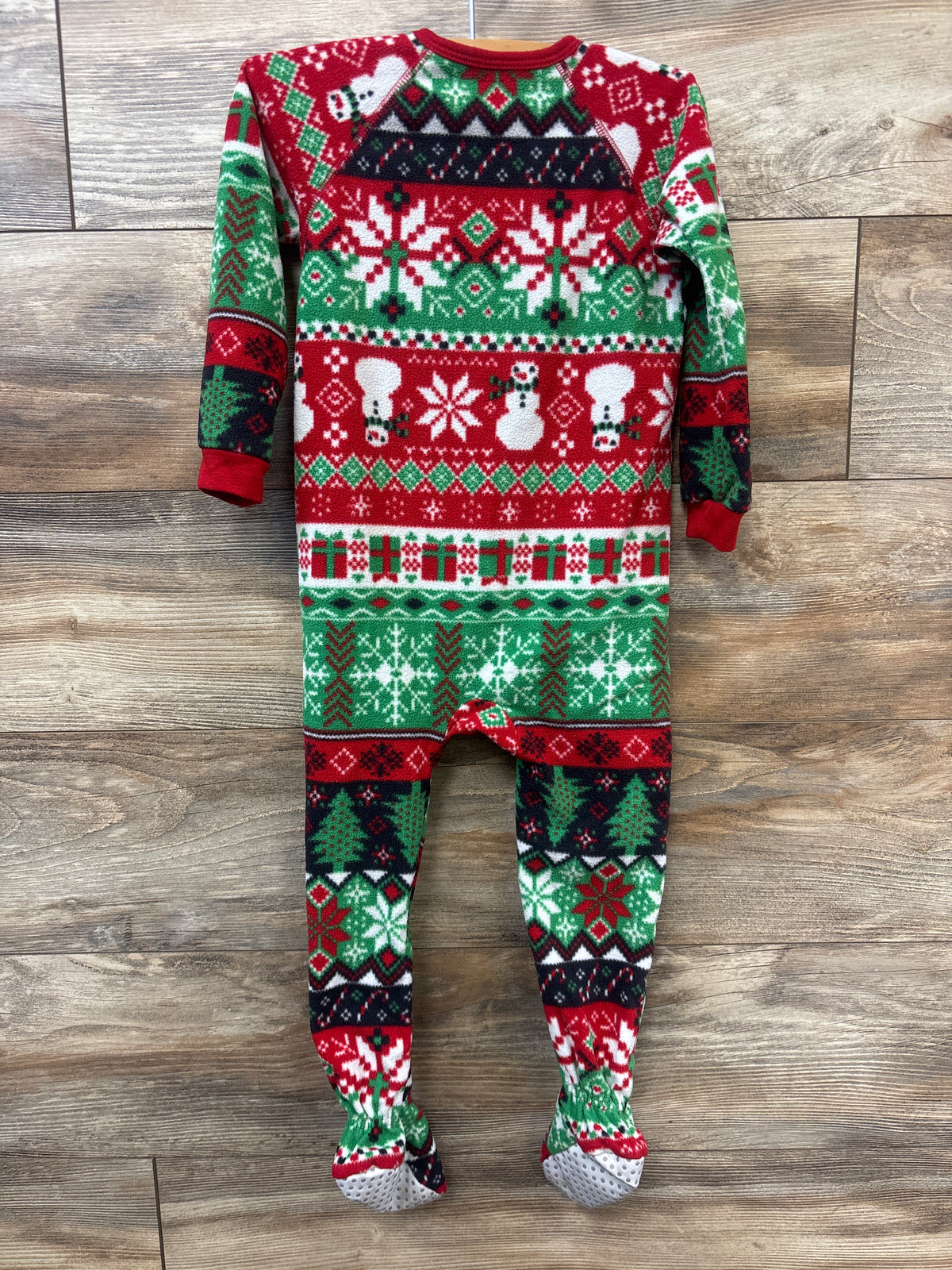 Children's Place Christmas Blanket Sleeper Red sz 3T