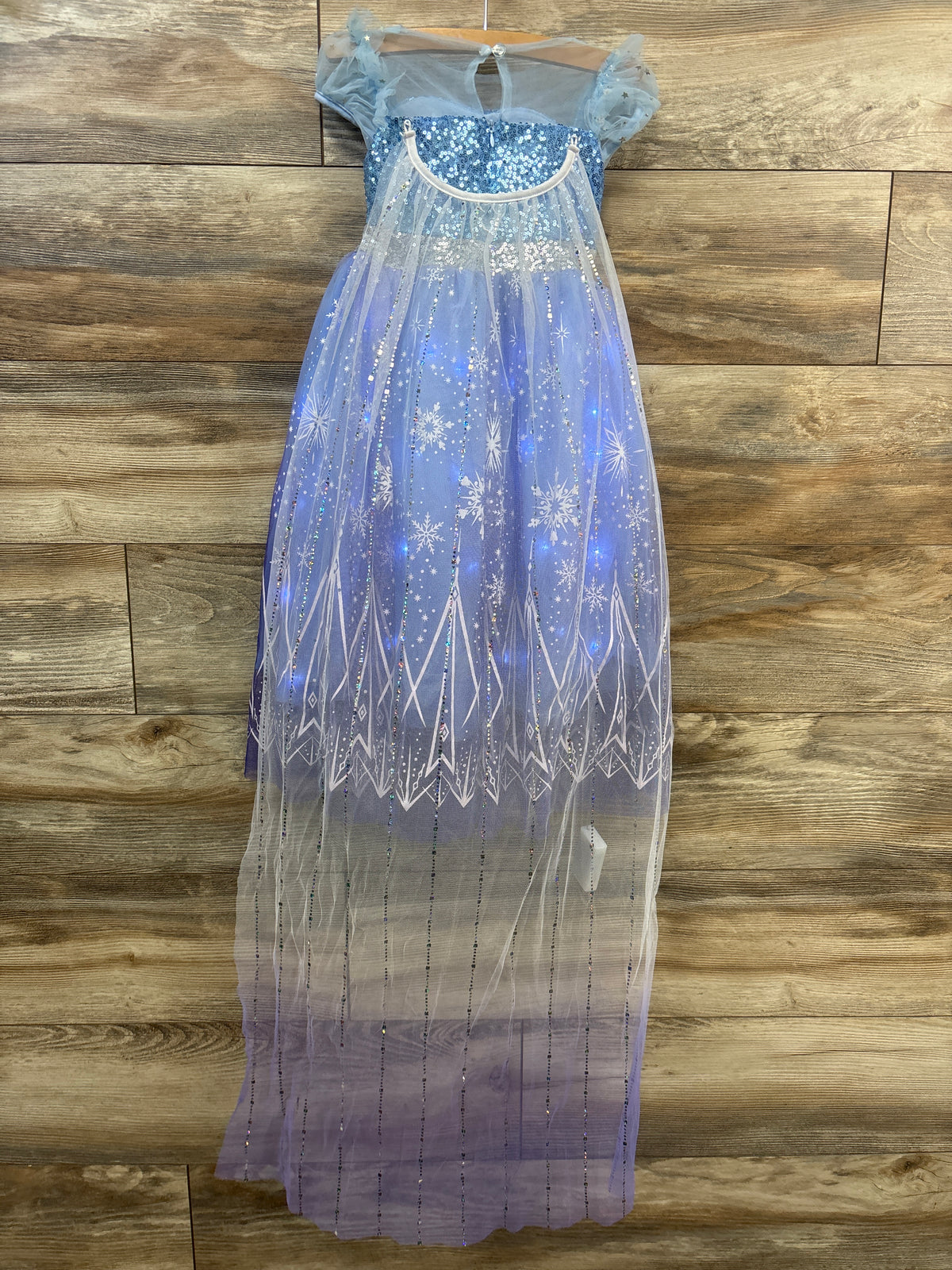 G.C. Light-Up princess Costume Dress with Cape Blue sz 5/6T