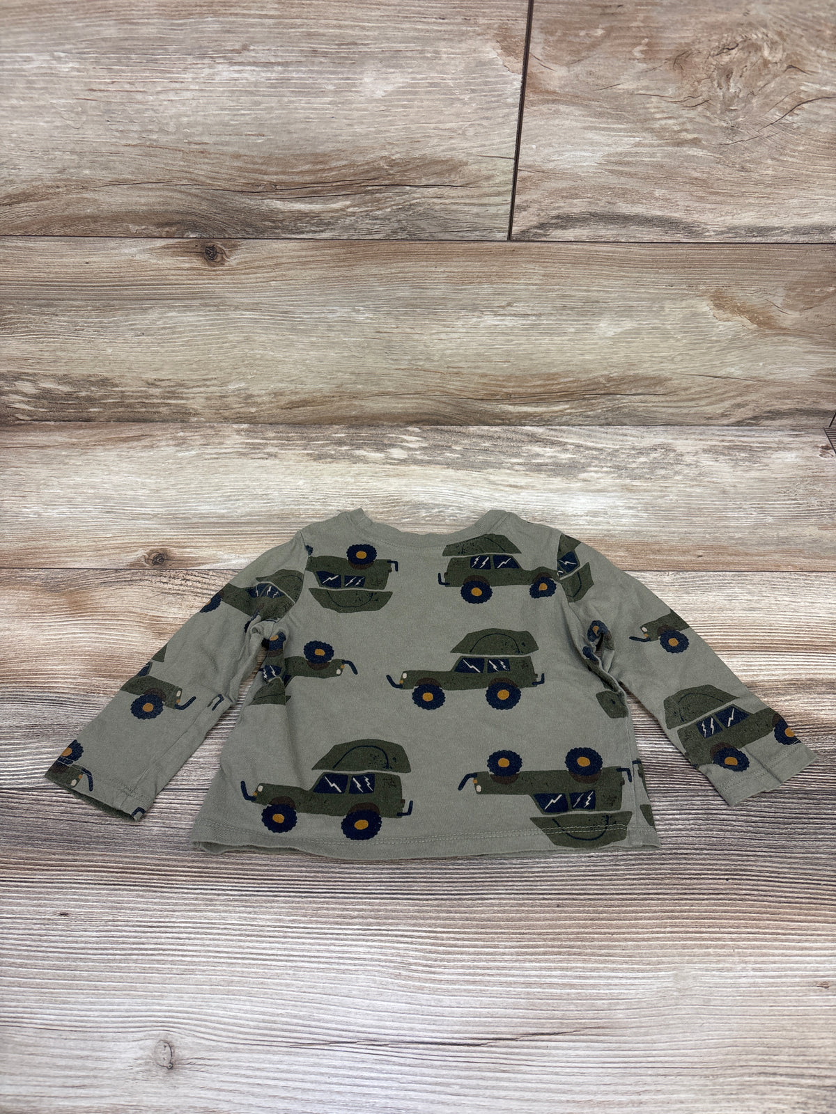 Old Navy Shirt Green sz 12-18m