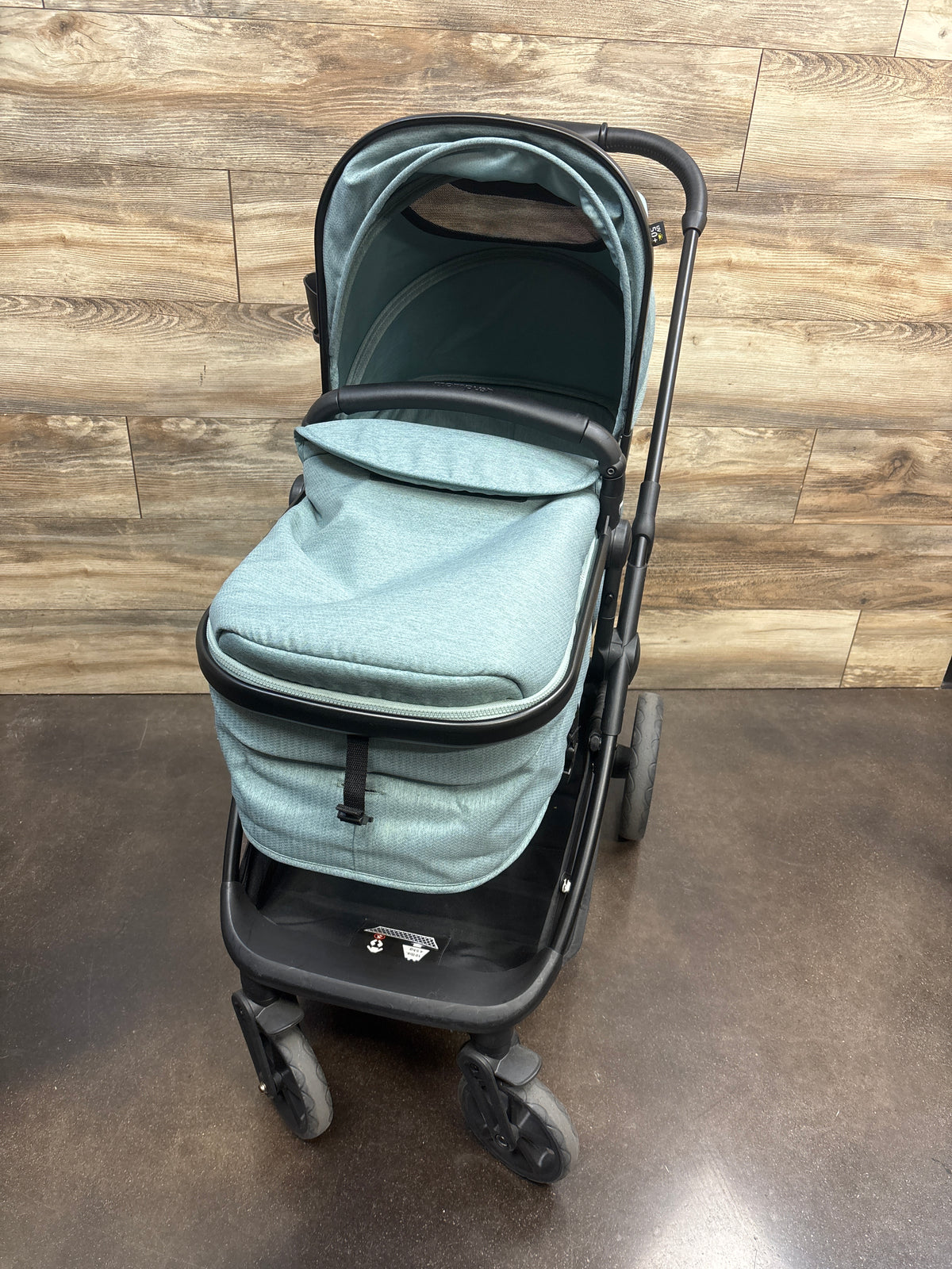 Mompush Wiz 2-in-1 Stroller with Bassinet Mode in Sage
