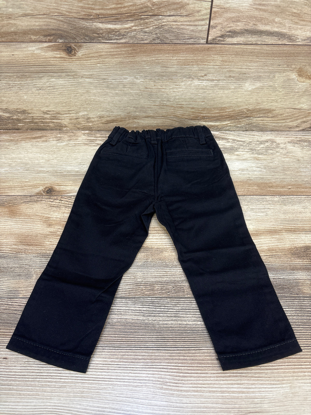 NEW Children's Place Uniform Stretch Chino Pants Black sz 12-18m