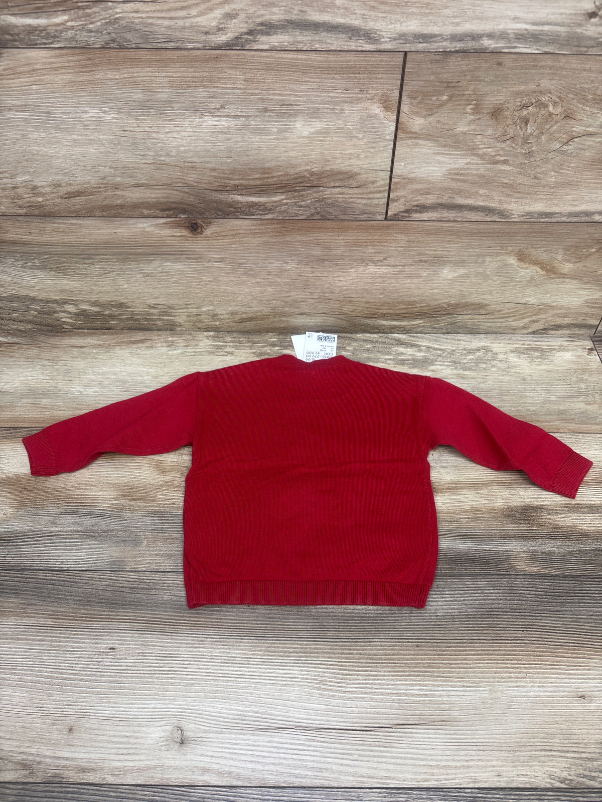 NEW H&M Jacquard Knit Christmas Tree Sweater Red sz 9m