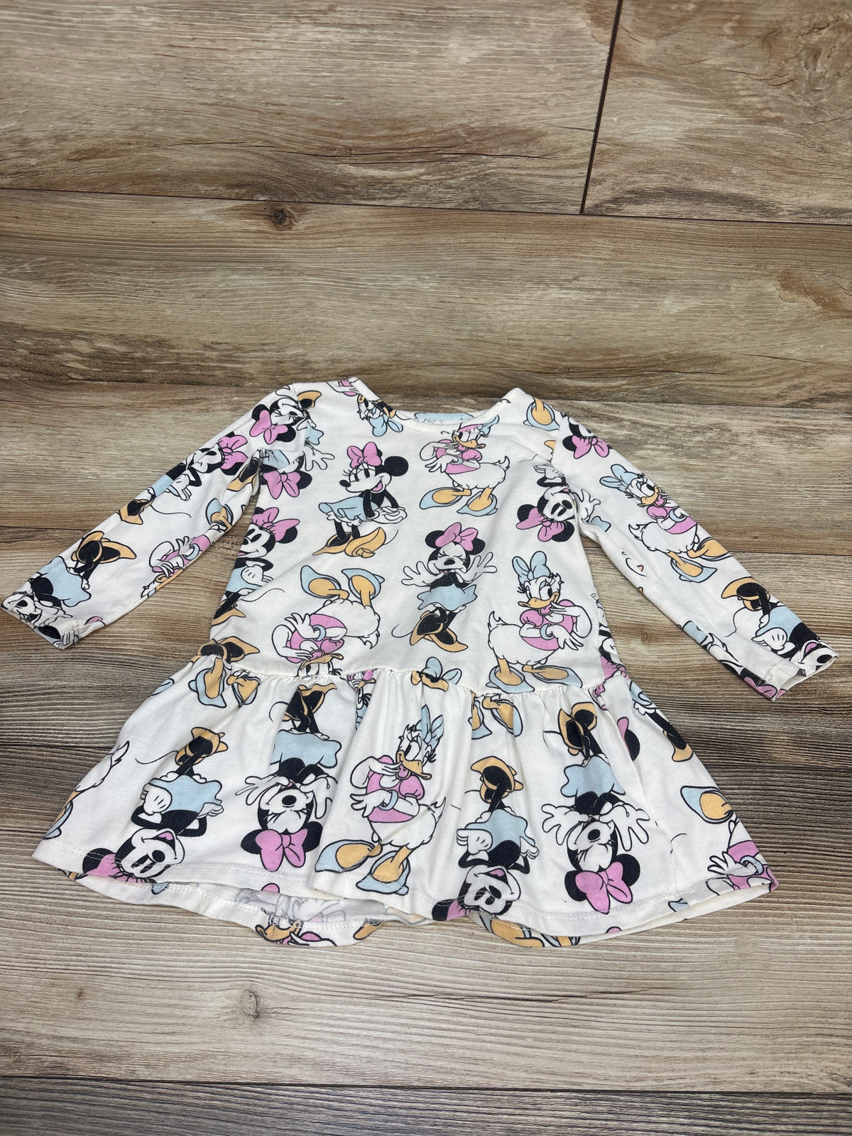 Disney Junior Minnie Mouse Dress Ivory sz 3T