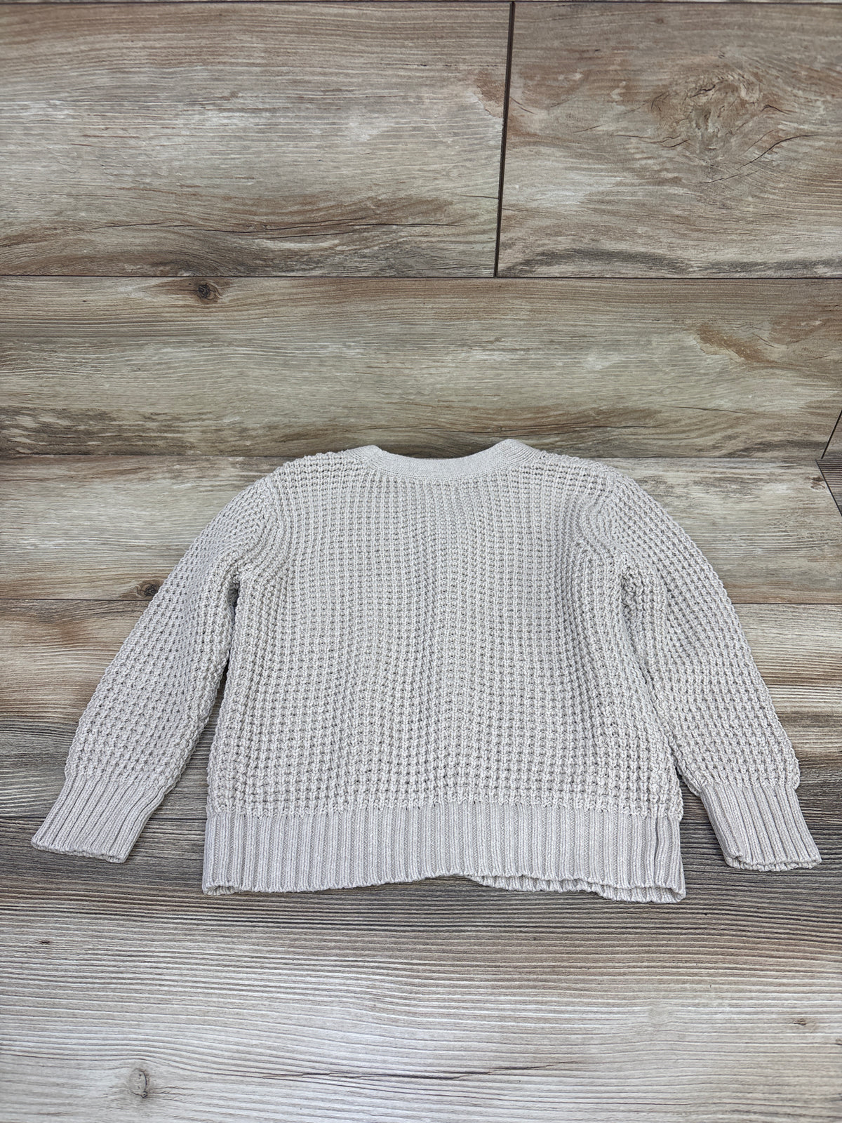 Cat & Jack Knit Button-Up Cardigan Beige sz 3T