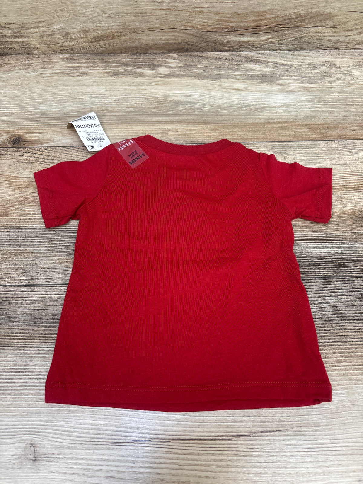 NEW First Impressions Christmas Tree Shirt Red sz 3-6m