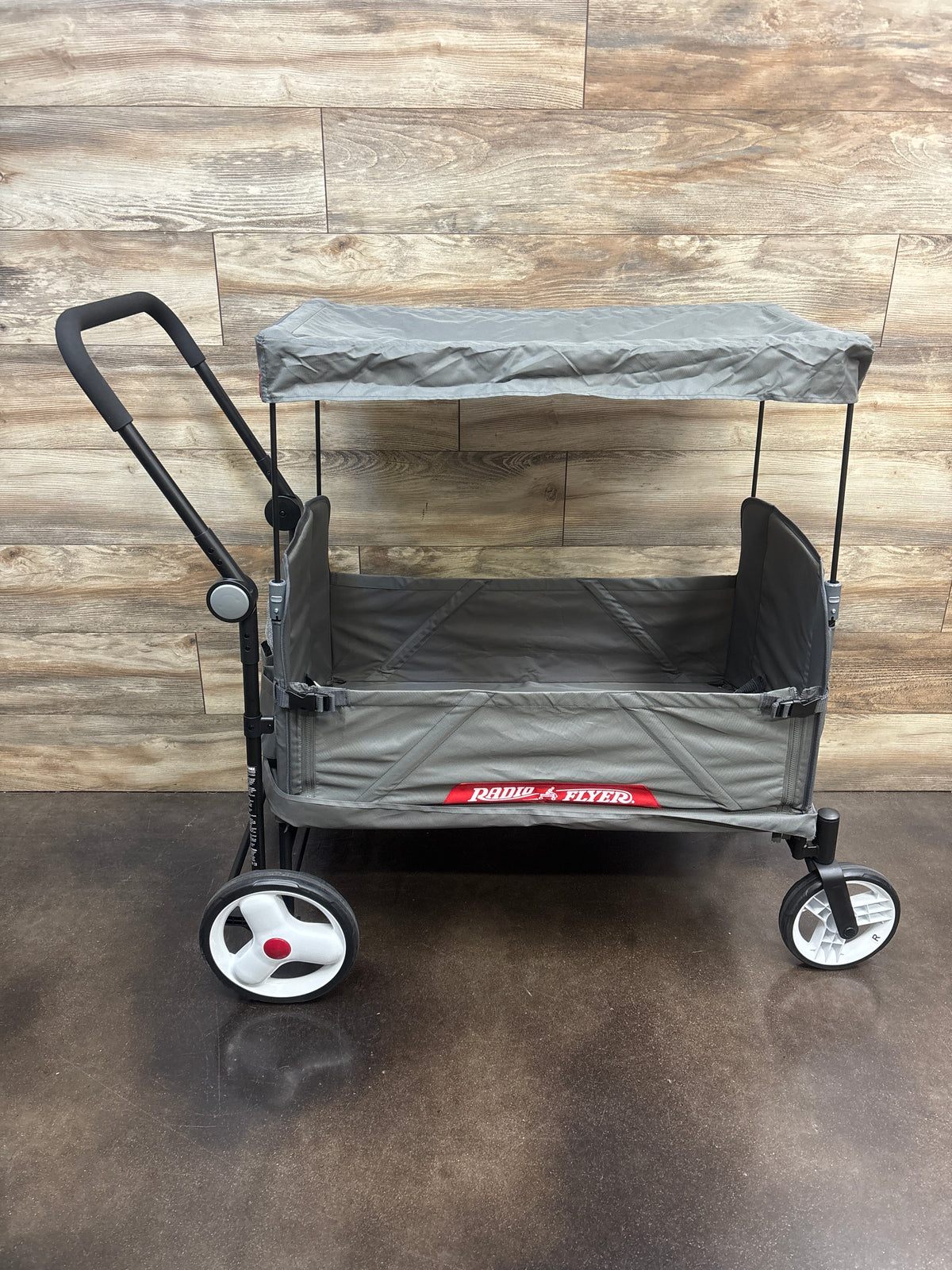 Radio Flyer Compass Stroll 'N Wagon, Grey