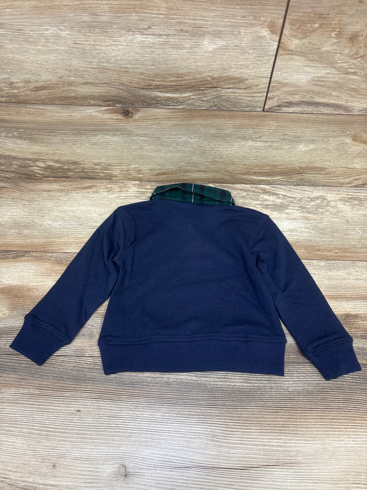 NEW Children's Place Long Sleeve Polo Shirt Navy sz 2T