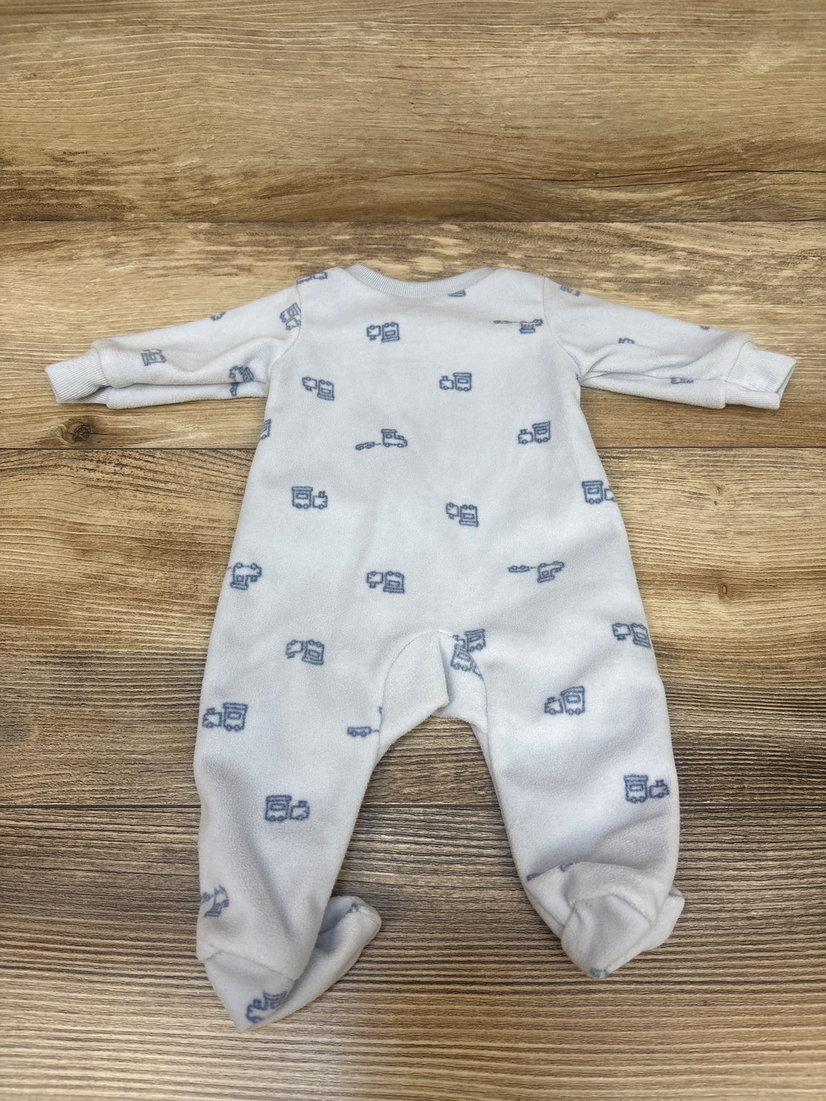 Carter's Baby Brother Blanket Sleeper Blue sz Preemie
