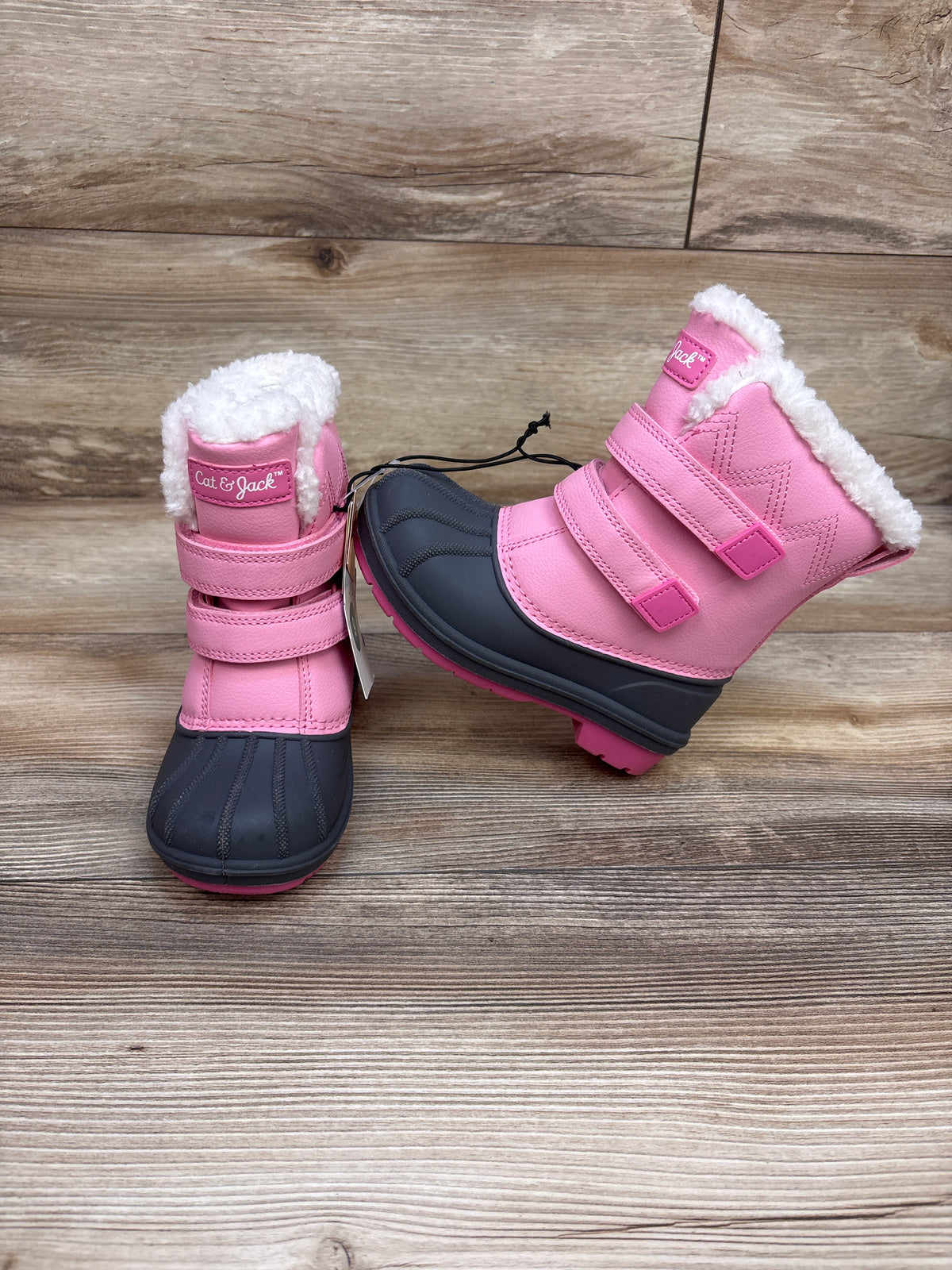 NEW Cat & Jack Denver Winter Boots Pink sz 9c