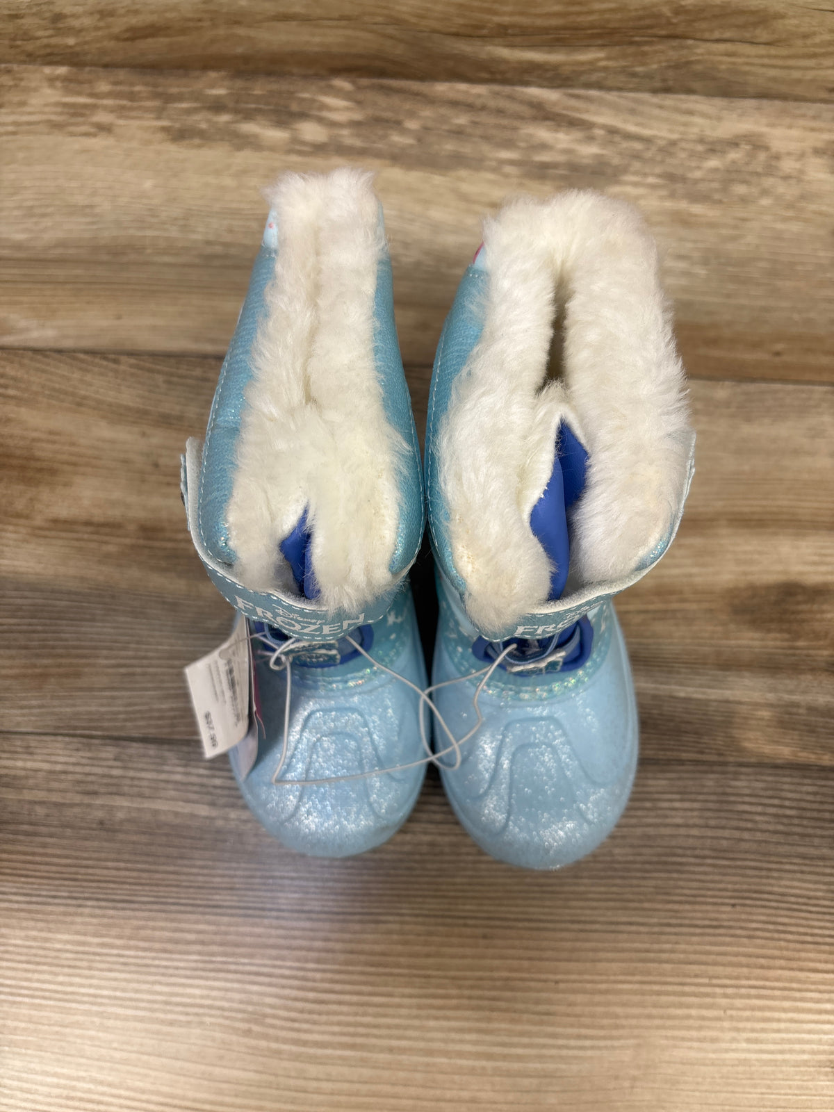 NEW Disney Frozen Light-Up Winter Snow Boots Blue sz 11c