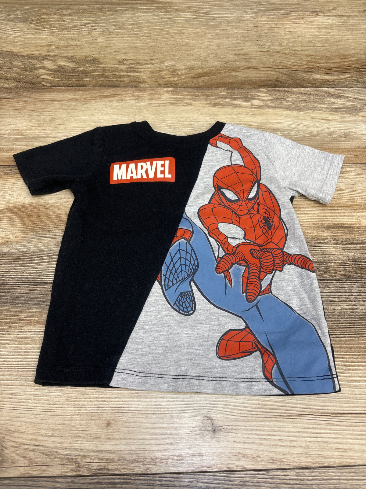 Marvel Spider-Man Shirt Black sz 4T