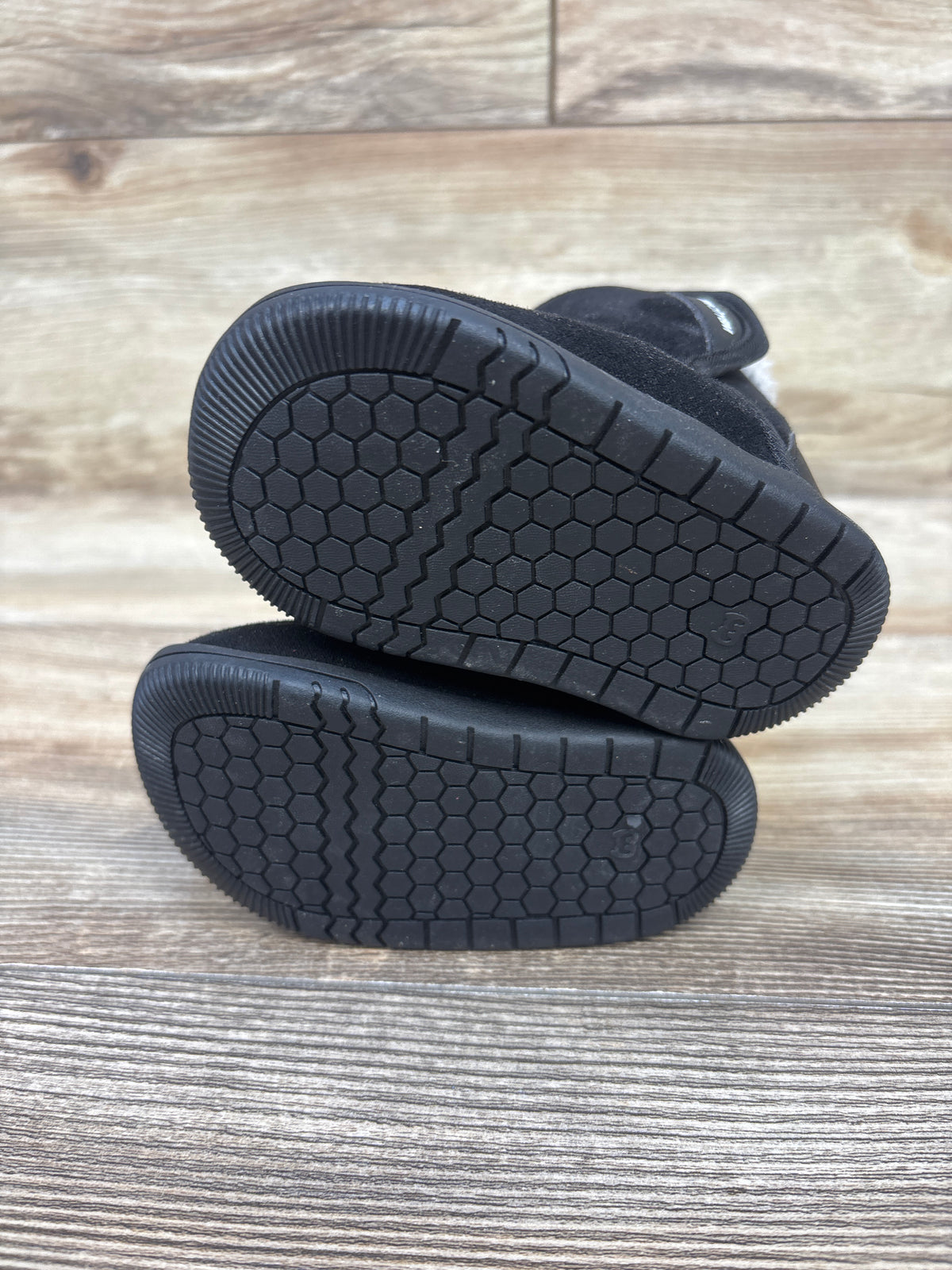BMCITYBM Fur Lined Snow Boots Black sz 3c