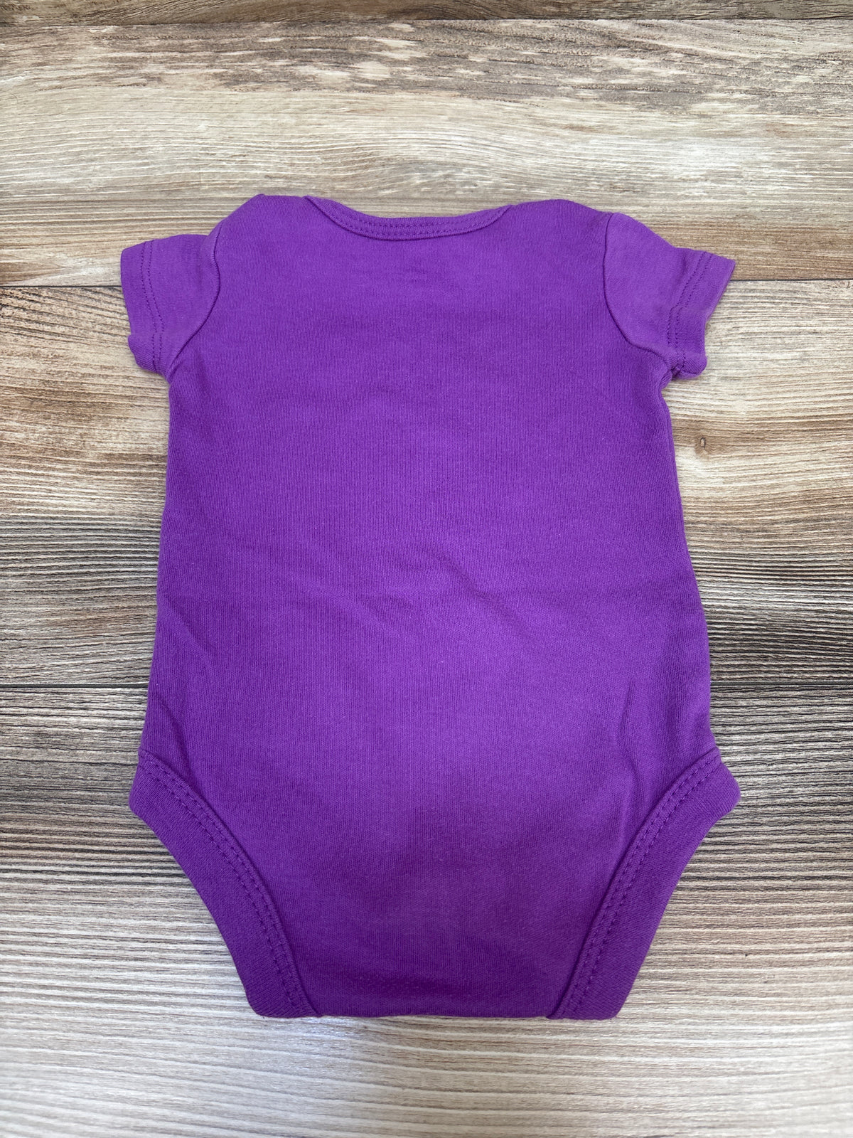 Stay Away Boys... My Daddy Works Out Bodysuit Purple sz 0-3m