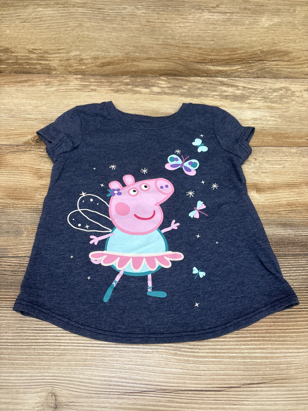 Jumping Beans x Peppa Pig Shirt Navy sz 3T