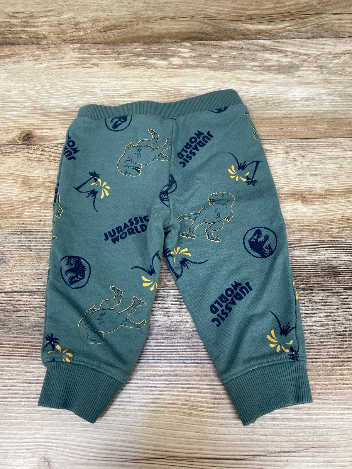 Jumping Beans Softest Fleece Drawstring Joggers Green sz 12m