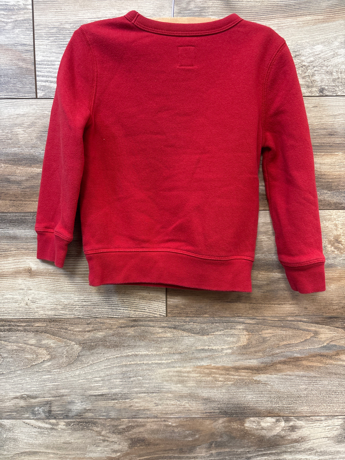 Baby Gap Football Pullover Sweatshirt Red sz 4/5T