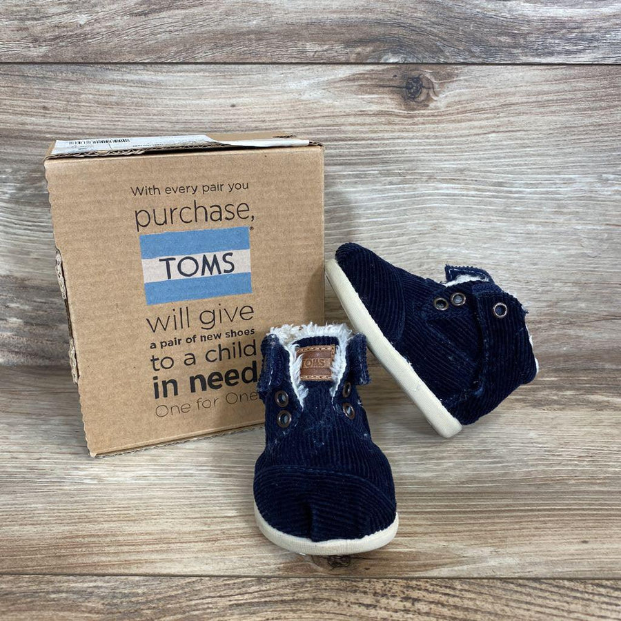 Toms Tiny Botas Sneakers sz 2c - Me 'n Mommy To Be