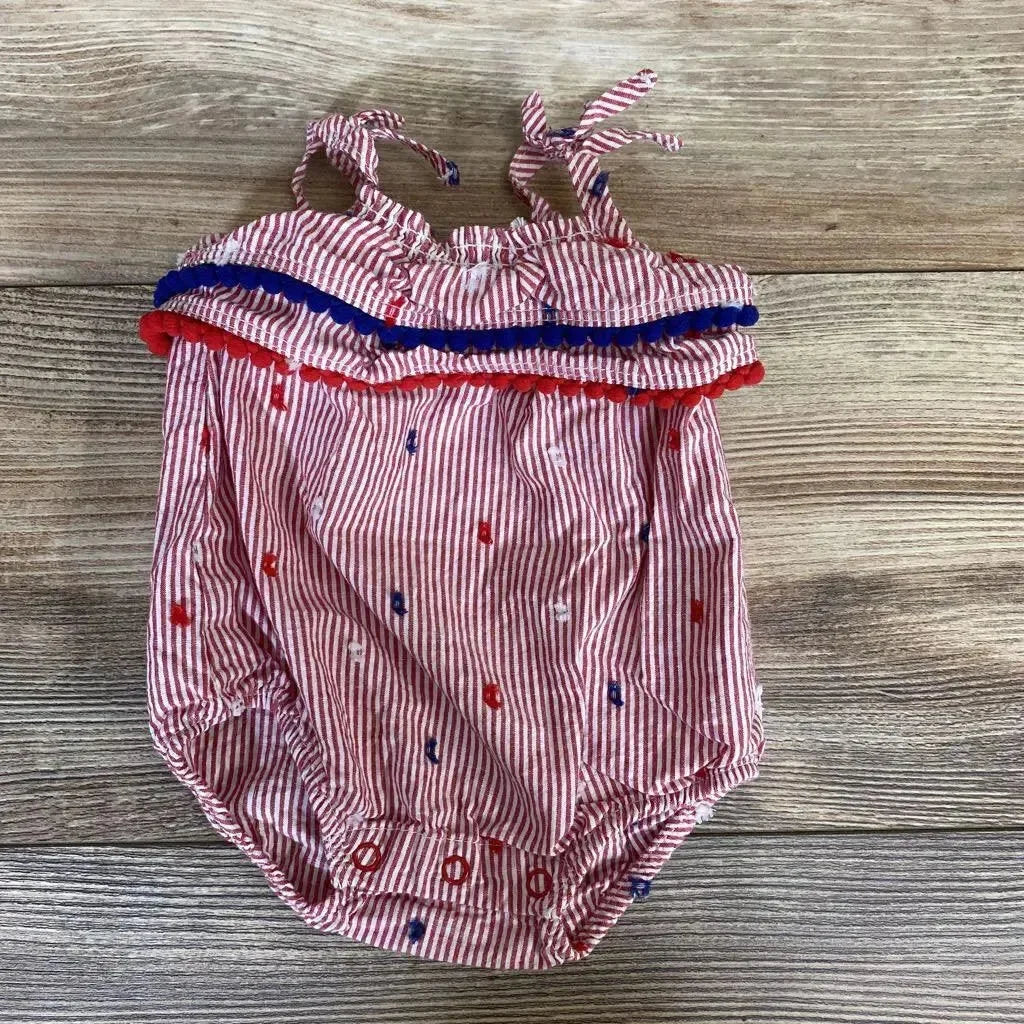 Cat & Jack Striped Cami Shortie Romper sz NB - Me 'n Mommy To Be