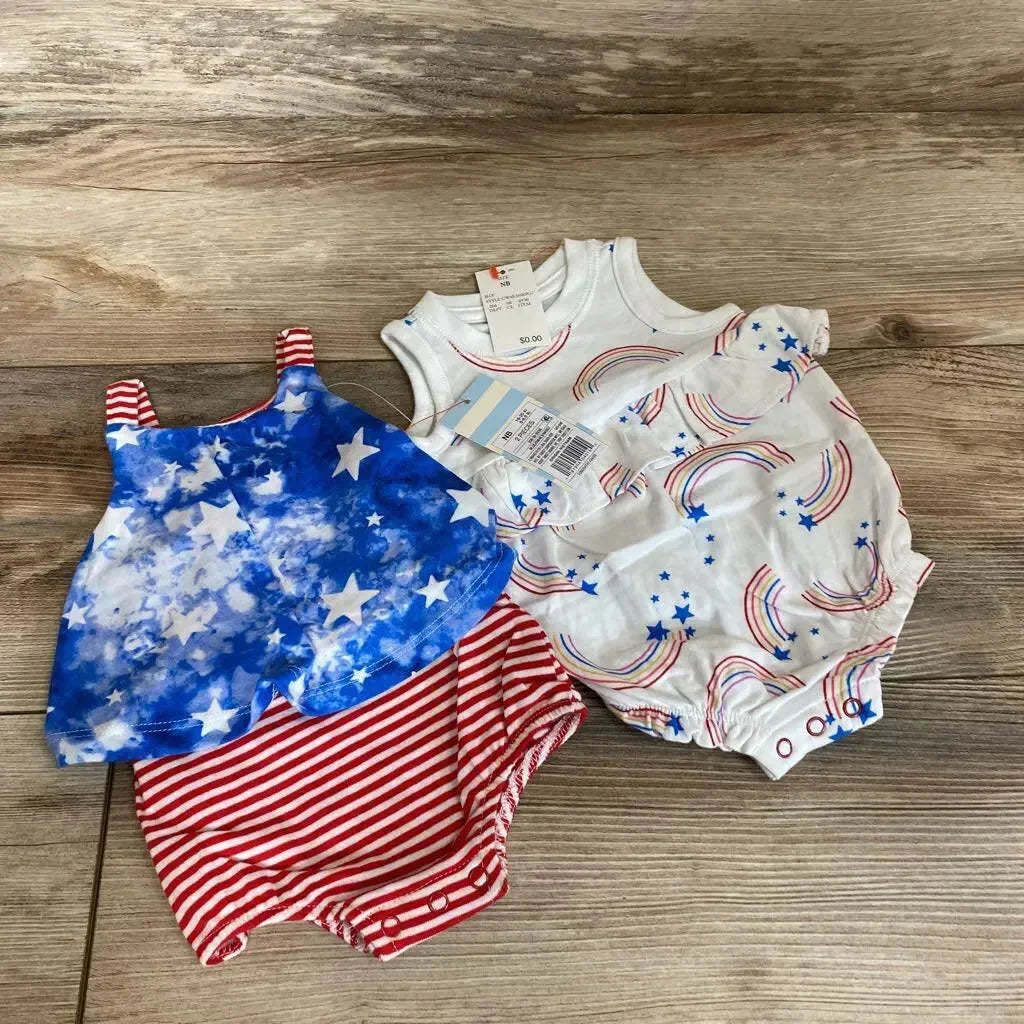 NEW Cat & Jack Baby Rainbow Romper sz NB - Me 'n Mommy To Be